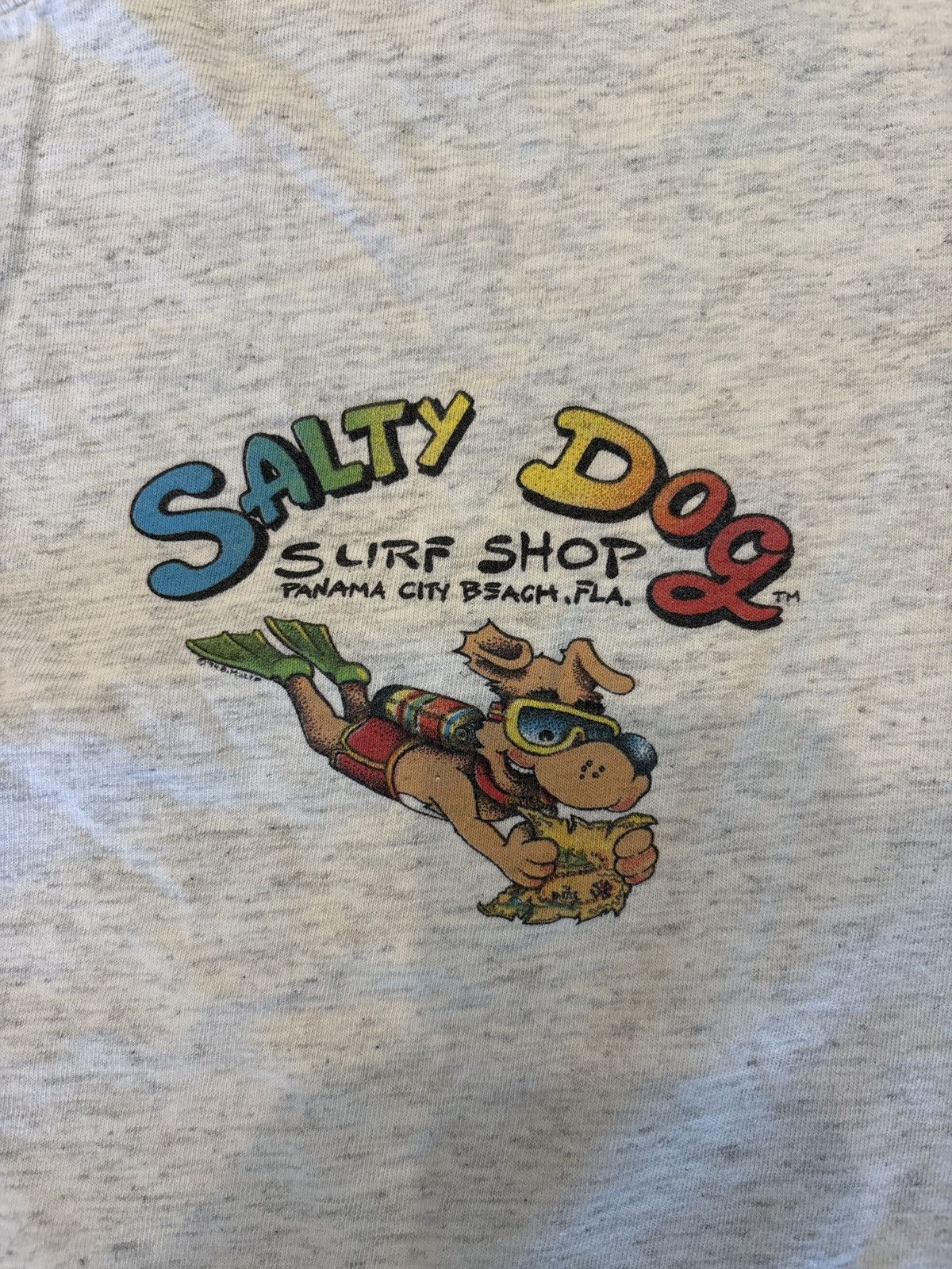 Other Vintage 1993 Panama City Beach FL Salty Dog Surf Shop Tee Size US XL / EU 56 / 4 - 4 Thumbnail