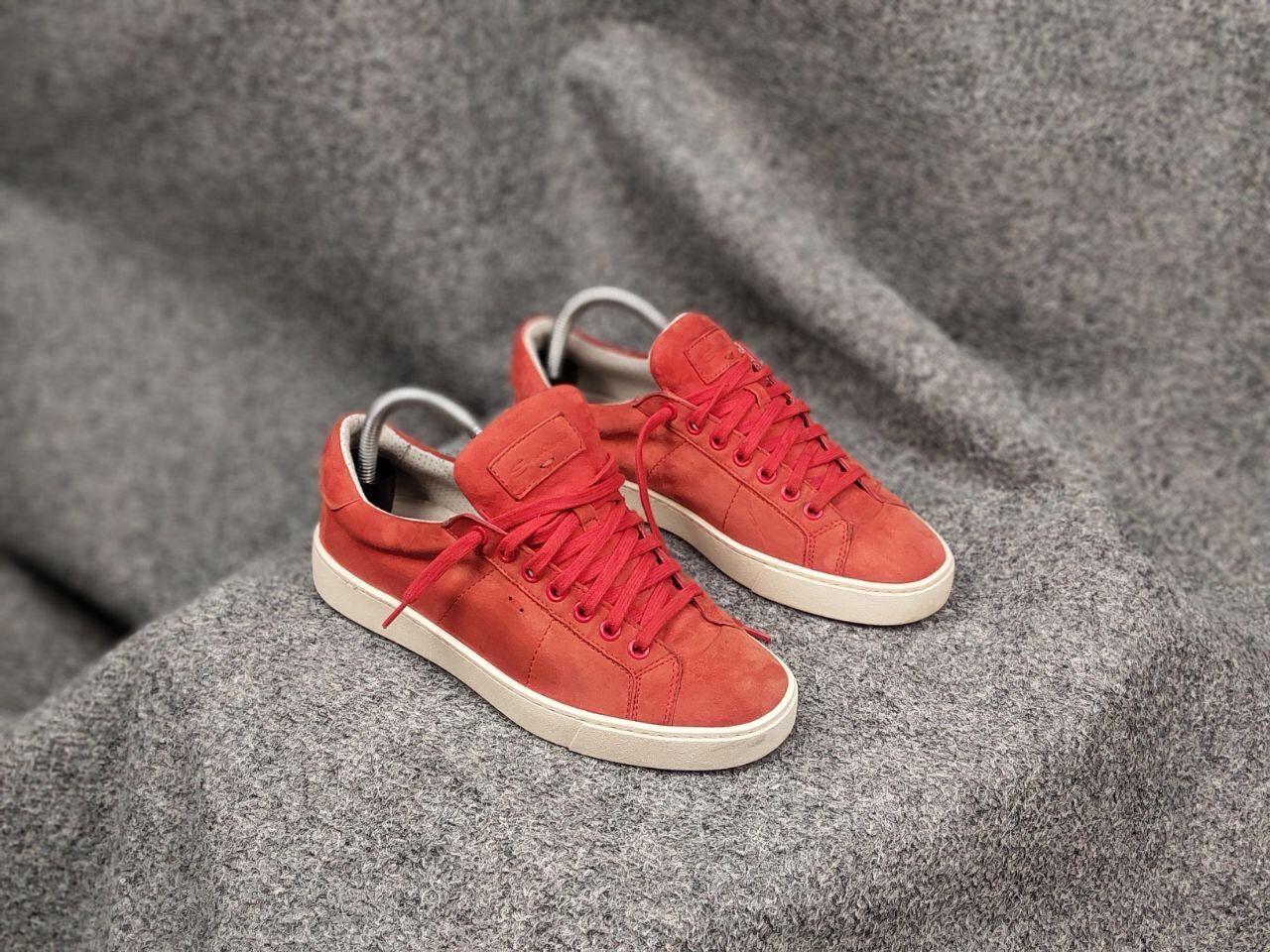 Santoni Santoni Design Orange women's Leather suede Classic Sneakers Size US 7 / IT 37 - 2 Thumbnail