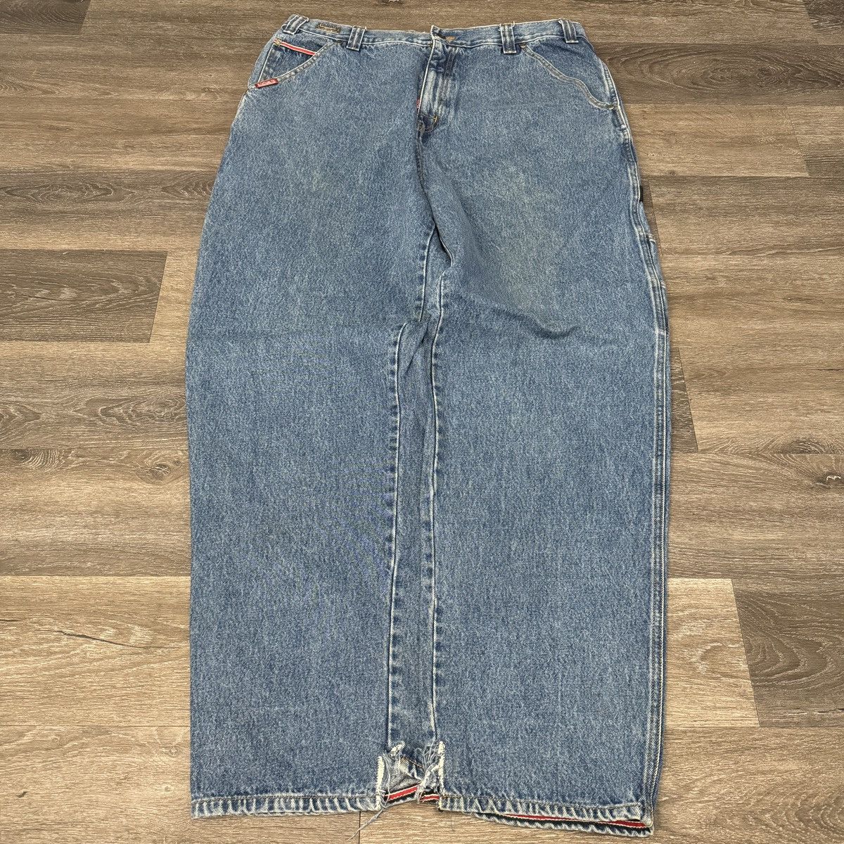 Ecko Unltd. × JNCO × Vintage Vintage Y2K Ecko baggy embroidered JNCO style carpenter Size US 38 / EU 54 - 3 Thumbnail