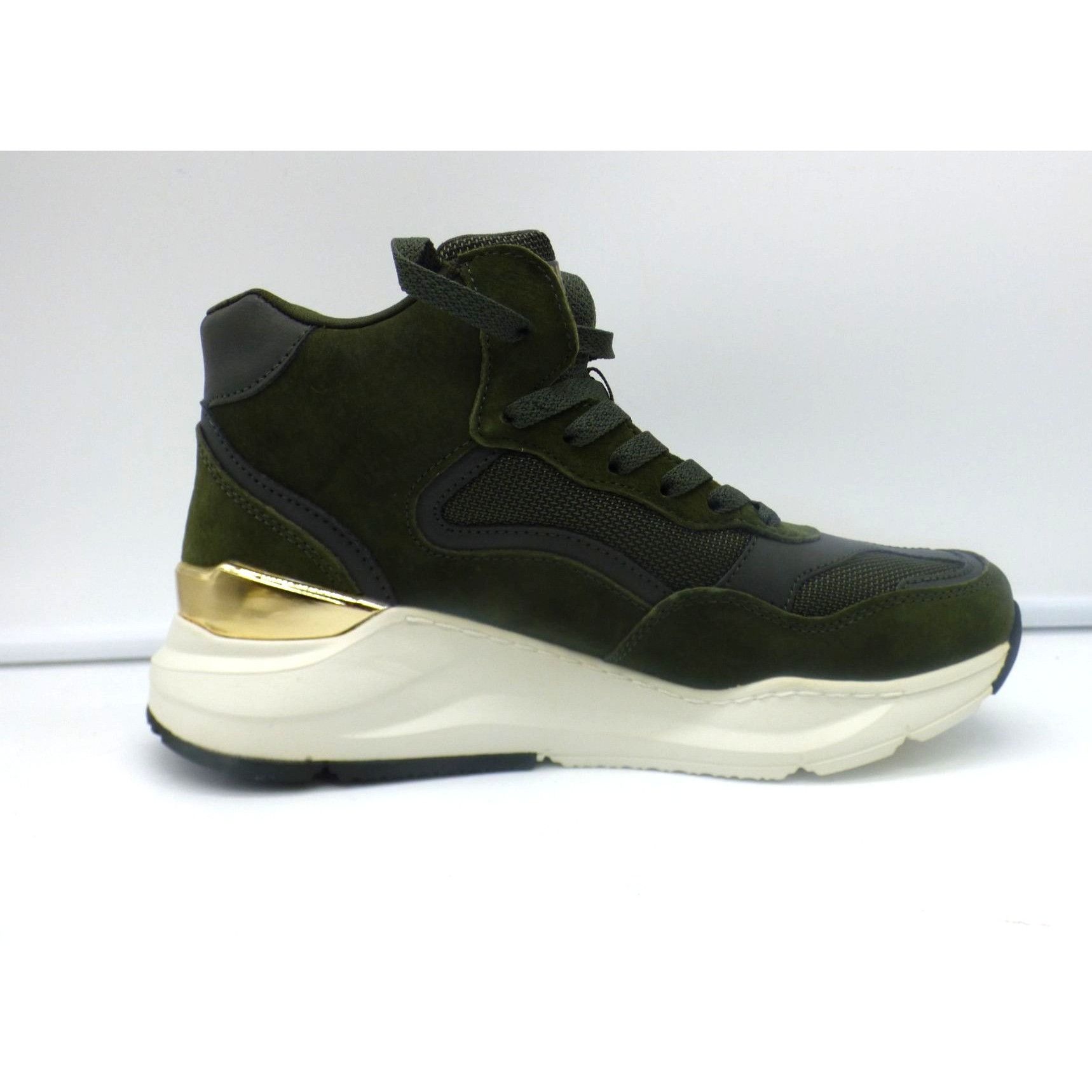 SKECHERS Skechers Women’s Rovina High-Top Sneakers 155250-Olive Green Size US 8 / IT 38 - 5 Thumbnail