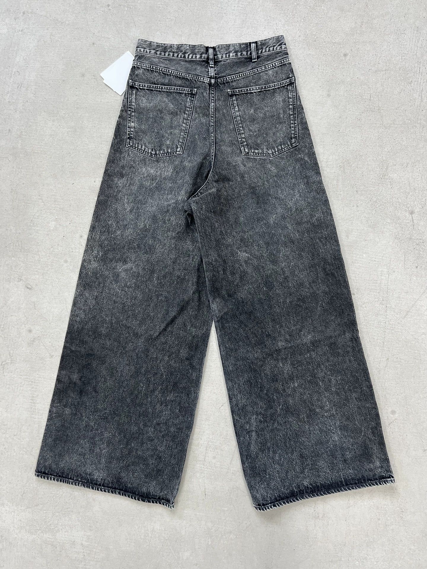 Celine celine black wide-leg denim pants 22ss Size US 32 / EU 48 - 5 Thumbnail