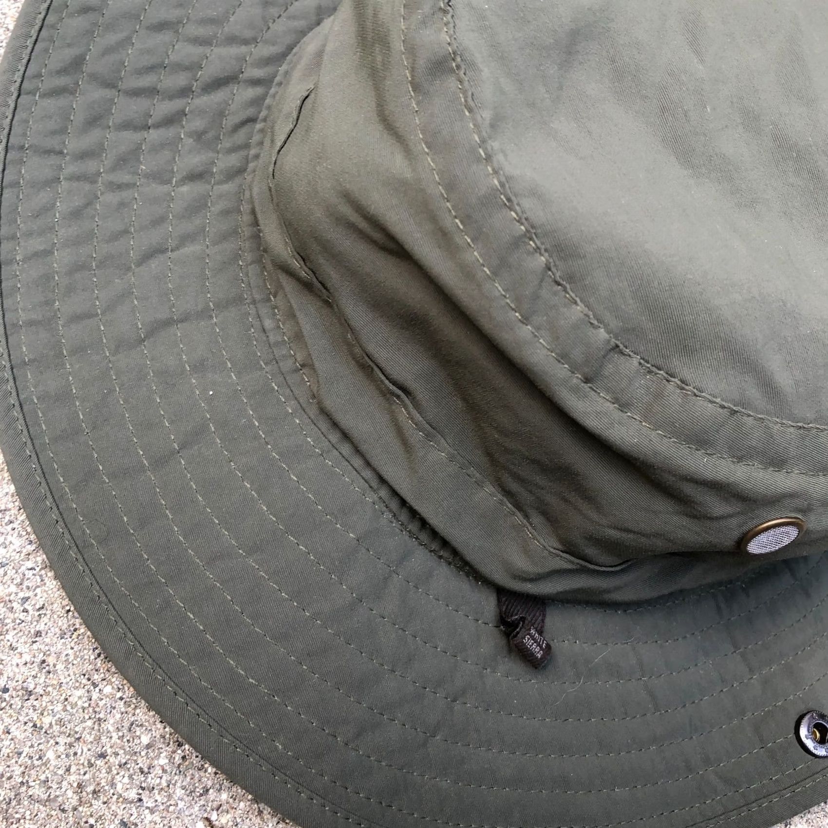 Vintage VINTAGE White Sierra Insect Shield Boonie Hat M/L Mens Nylon Green Cap Size ONE SIZE - 3 Thumbnail