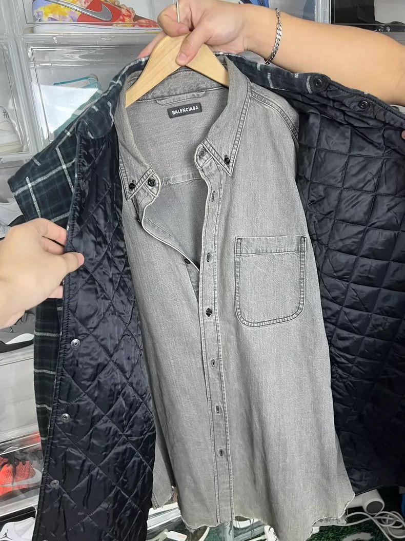 Balenciaga Balenciaga size 38 Fake two cotton-padded jacket coats Size S / US 4 / IT 40 - 3 Thumbnail