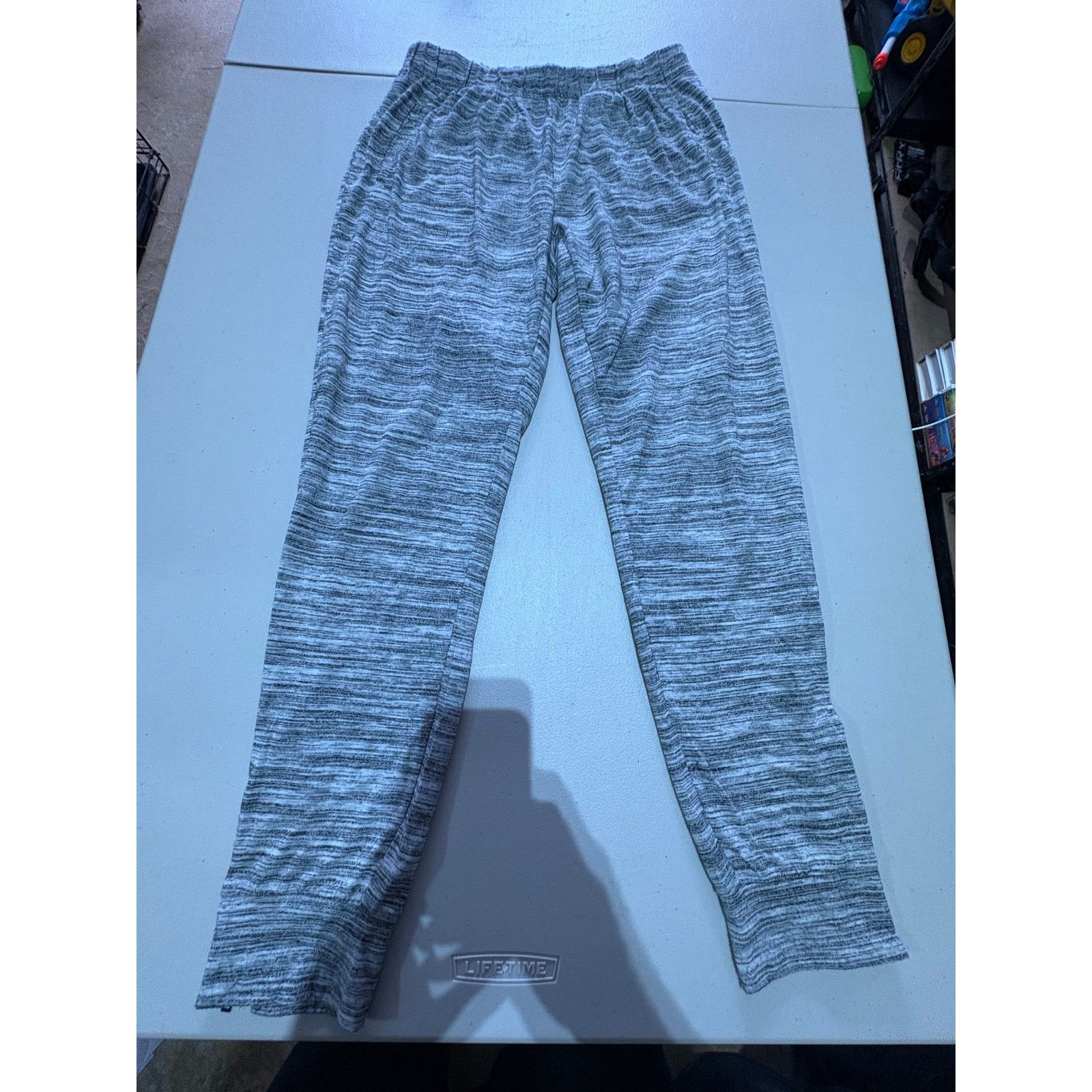 Banana Republic Banana Republic Lounge Pants Women’s XS Gray Knit Zip Size 26" / US 2 / IT 38 - 2 Thumbnail