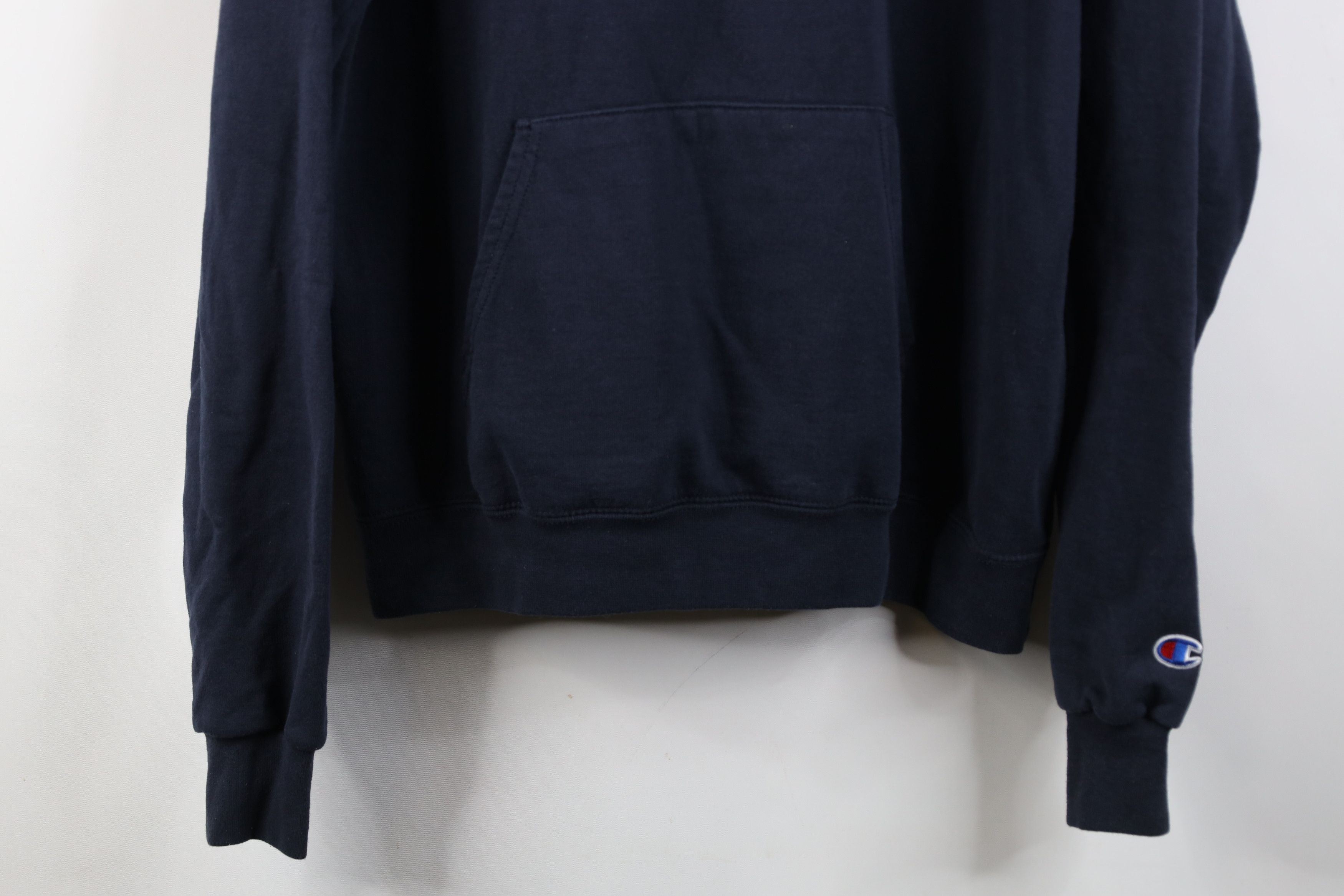 Champion Vintage Y2K Champion State University Hoodie Sweatshirt Blue Size US M / EU 48-50 / 2 - 3 Thumbnail