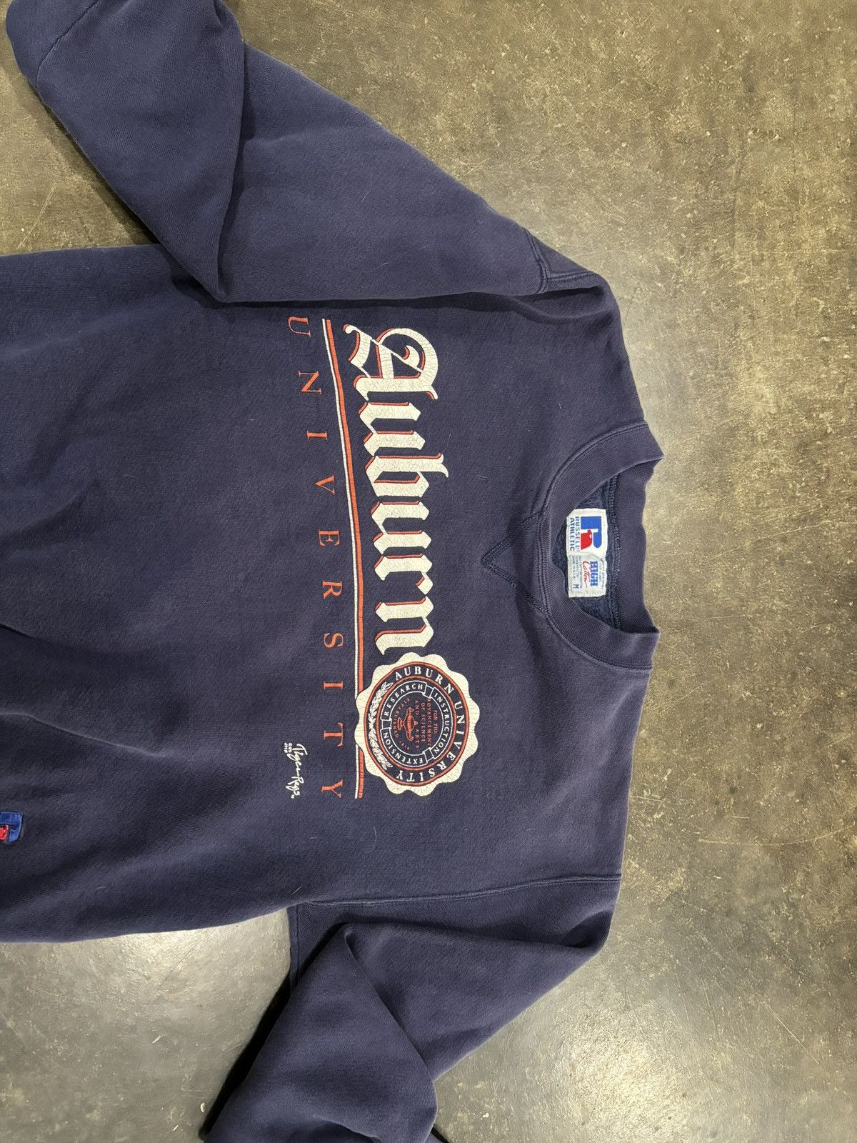 Russell Athletic Vintage 1989 Tiger Rags Auburn University Sweatshirt Size US M / EU 48-50 / 2 - 7 Thumbnail