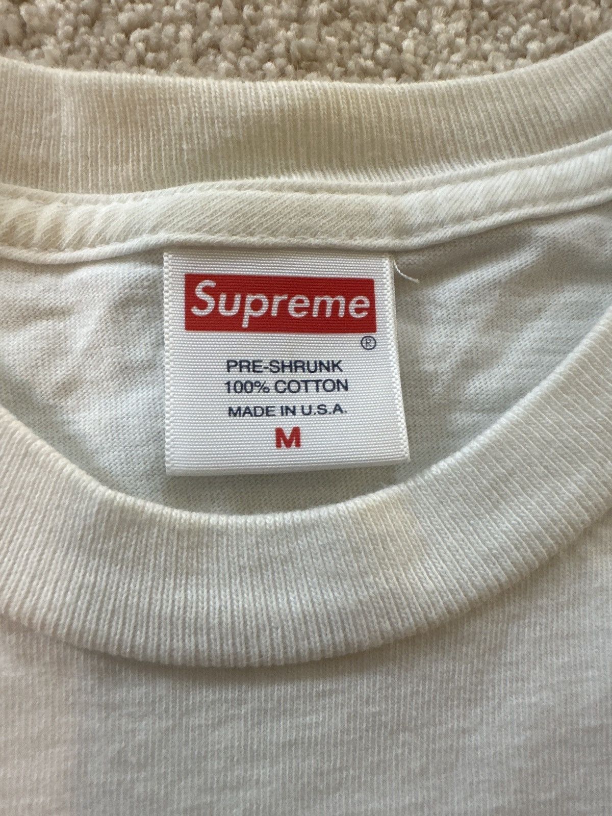Supreme Supreme Liquid White Tee Size US M / EU 48-50 / 2 - 2 Thumbnail