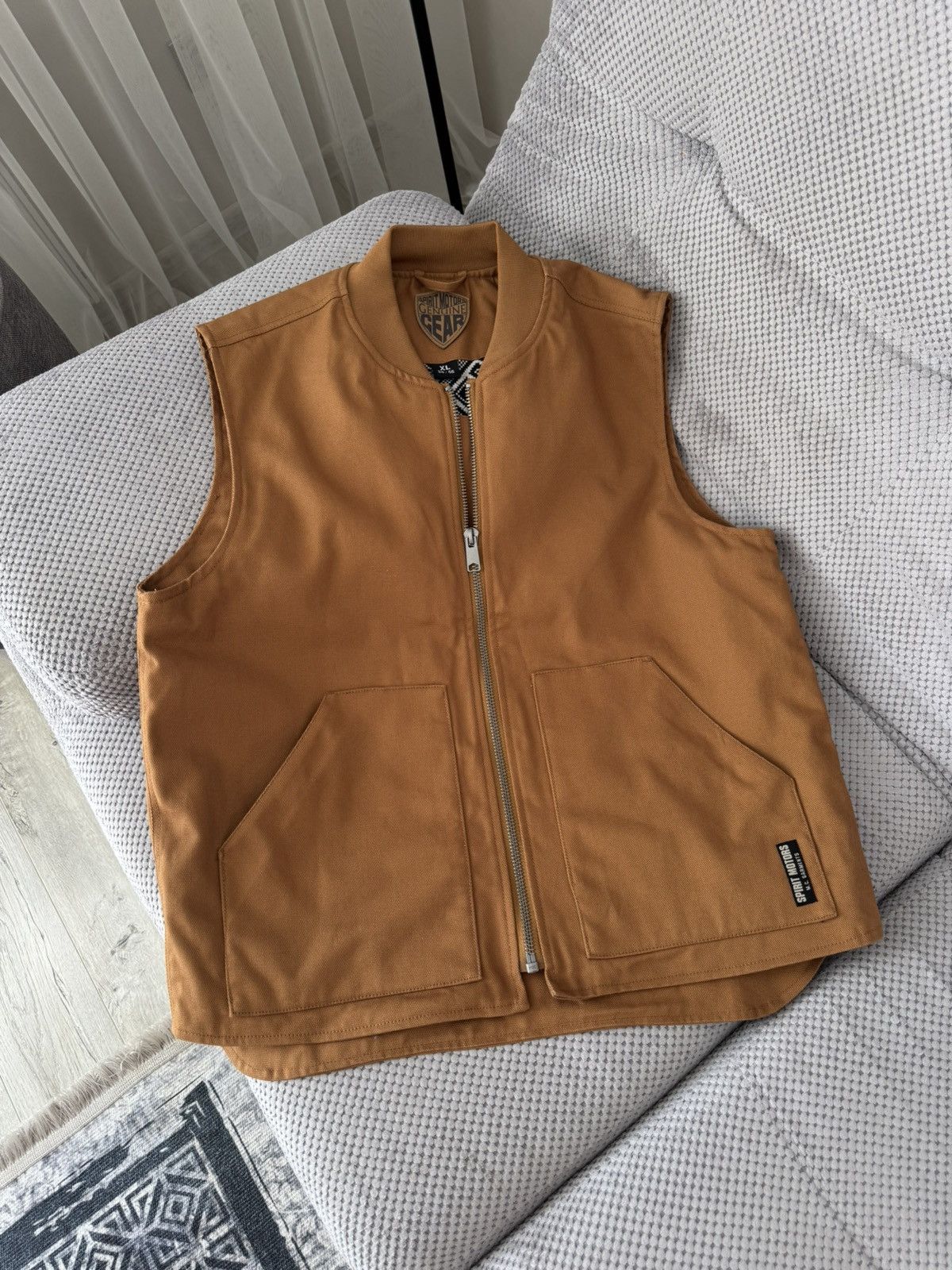Other Spirit Motors Canvas Brown Cycling Vest Size US XL / EU 56 / 4 - 1 Thumbnail