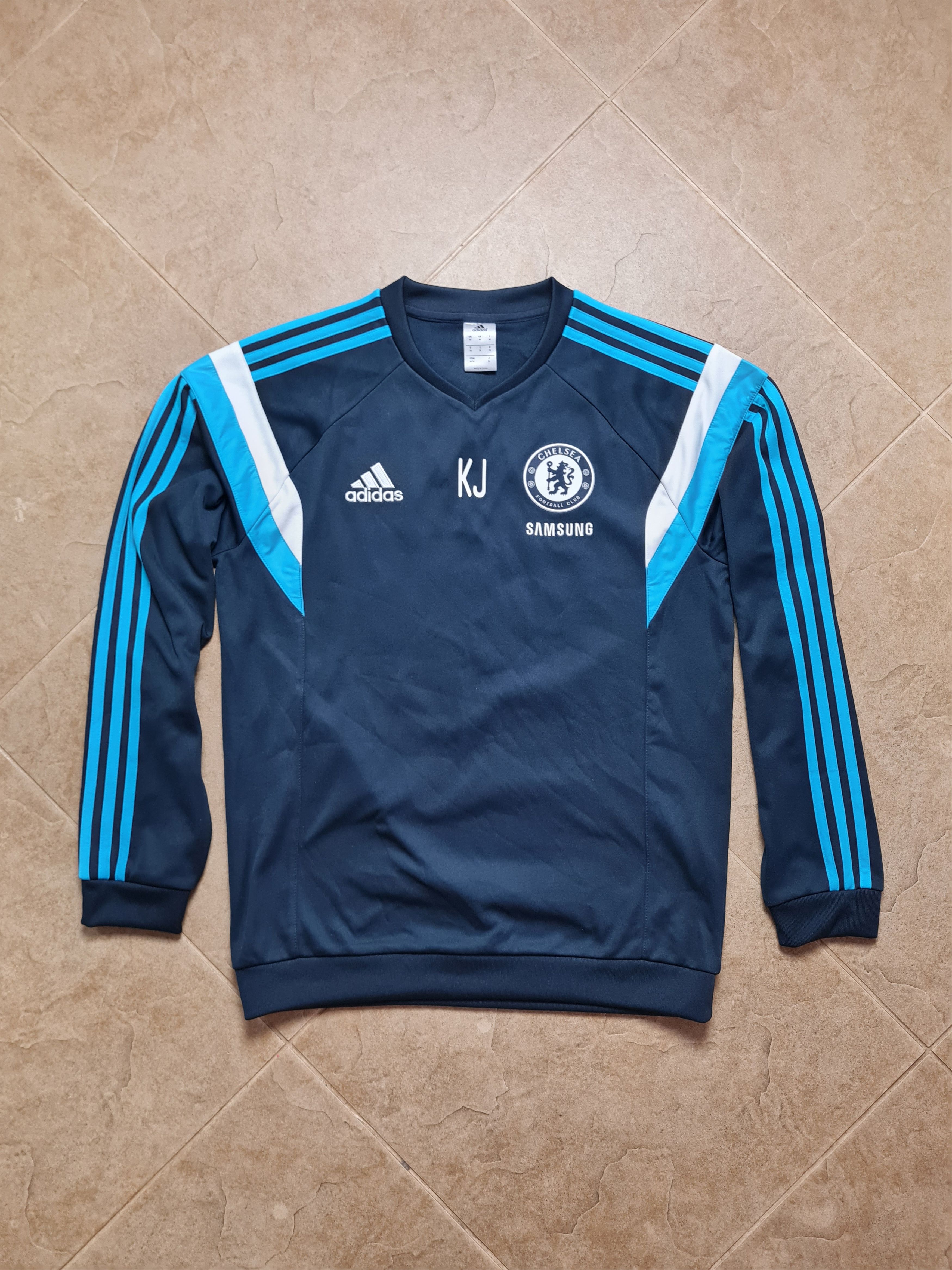 Adidas Sweatshirt Chelsea FC 2014/15 Adidas Big Logo Training Shirt Size US M / EU 48-50 / 2 - 7 Thumbnail