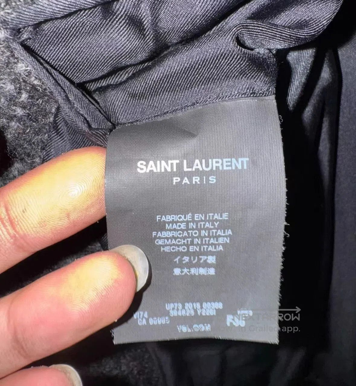 Saint Laurent Paris Saint Laurent 15FW Gray Pinstripe Wool Blazer. Size US M / EU 48-50 / 2 - 5 Thumbnail