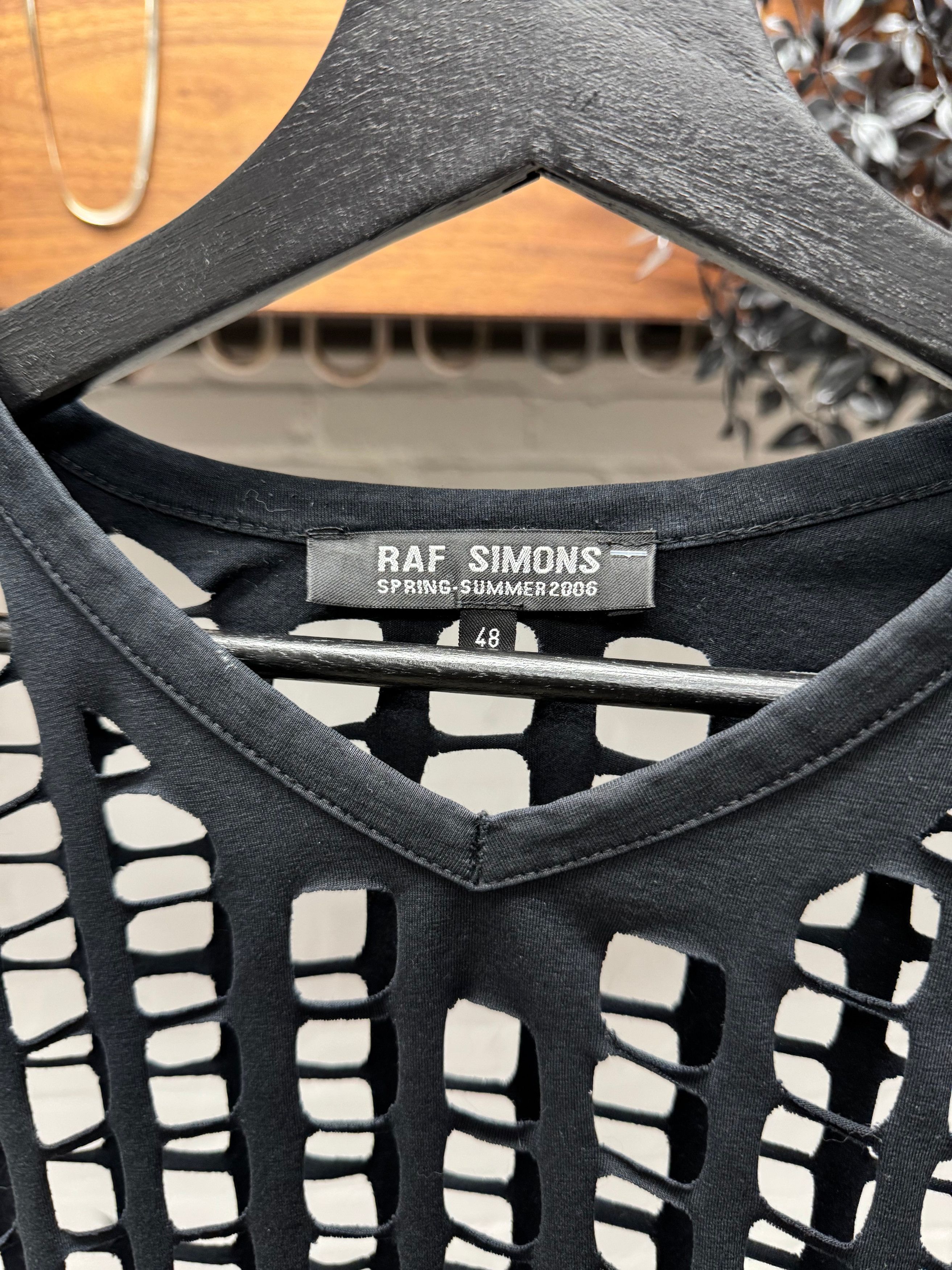 Raf Simons SS2006 Raf Simons ‘Icarus Surgit’ Black Laser Cut T-Shirt Size US M / EU 48-50 / 2 - 4 Thumbnail