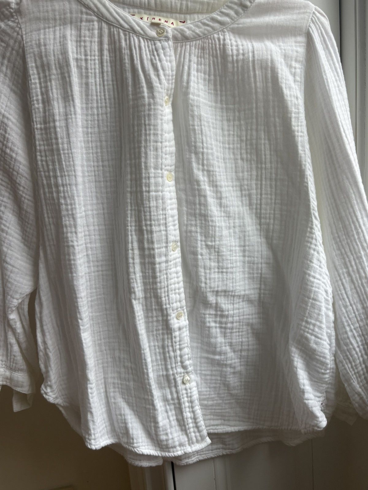 Xirena Medium Classic Xirena White Gauze Button Up Size S / US 4 / IT 40 - 4 Thumbnail