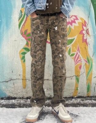 Polo Ralph Lauren Polo Ralph Lauren Vintage Camouflage Varick Slim Straight Size US 30 / EU 46 - 1 Thumbnail