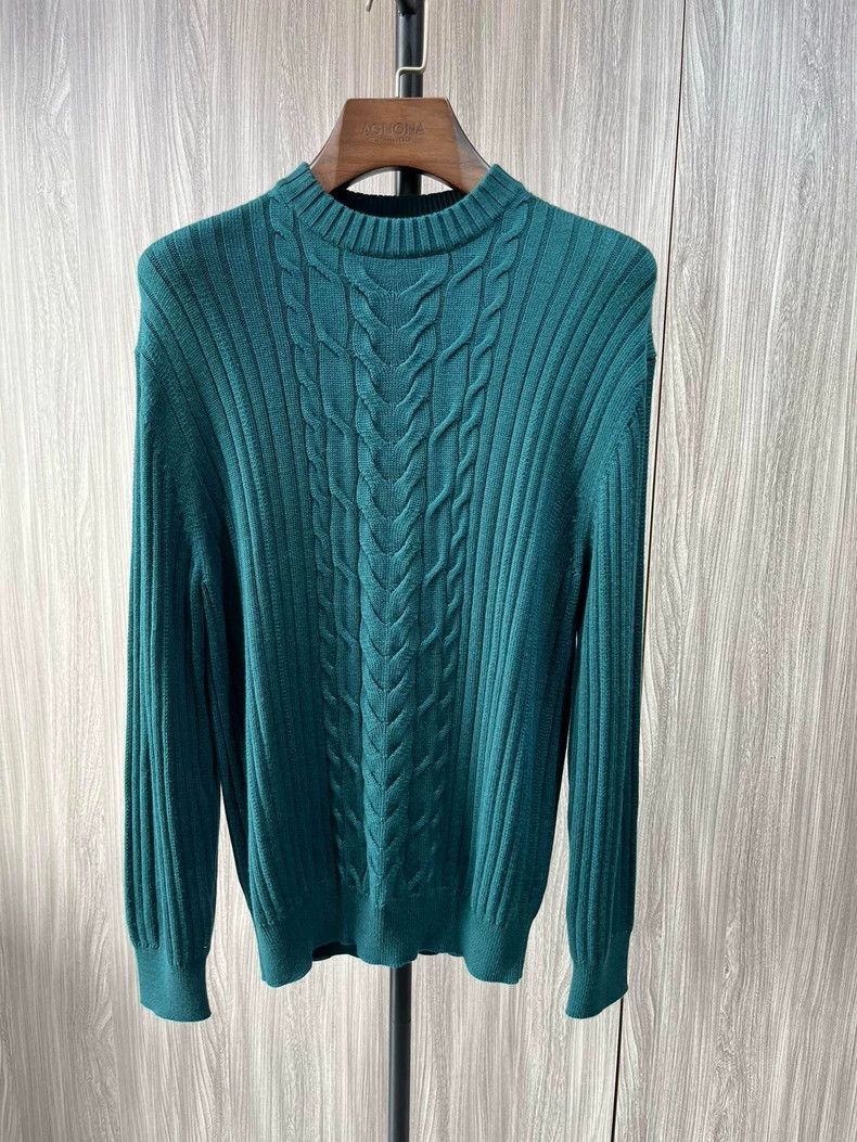 Loro Piana LORO PIANA Ceiling fabric GOK 12 micron knitted sweater Size US L / EU 52-54 / 3 - 1 Thumbnail