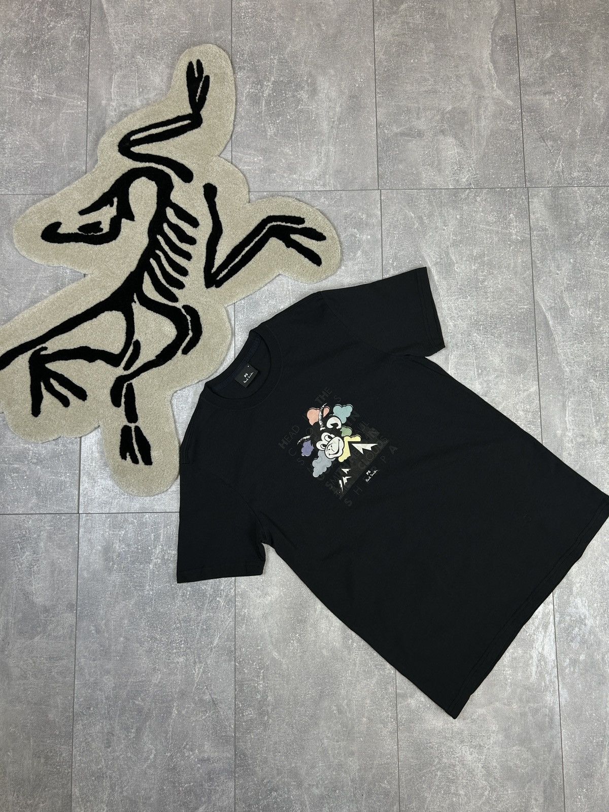 Paul Smith Mens Paul Smith T-shirt luxury black big logo tee streetwear Size US M / EU 48-50 / 2 - 10 Thumbnail