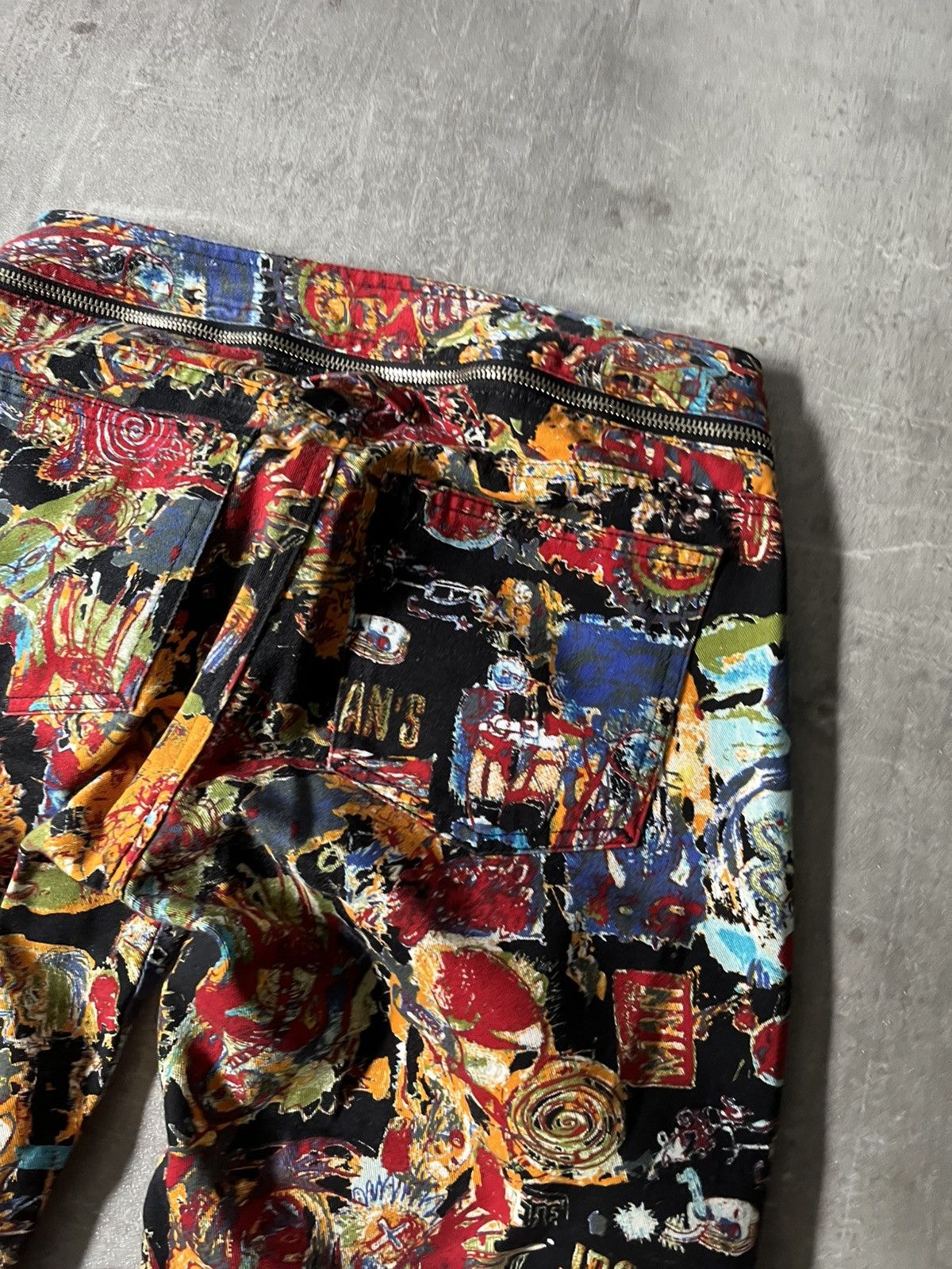 Jean Paul Gaultier Jean Paul Gaultier S/S 00 Basquiat painting all over pants Size US 30 / EU 46 - 10 Thumbnail