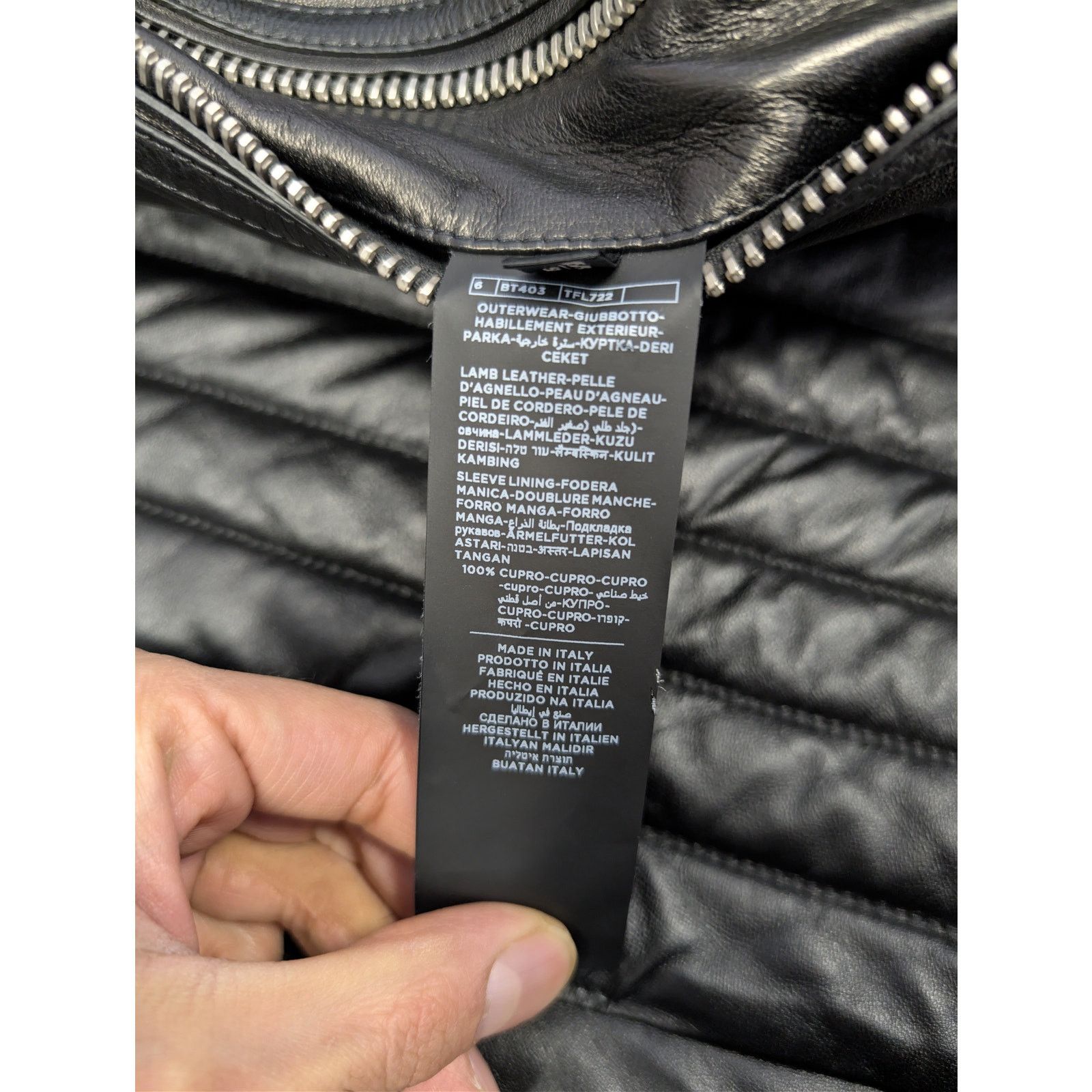 Tom Ford o1rshd1 Leather Wear Biker Jacket in Black Size US M / EU 48-50 / 2 - 17 Thumbnail