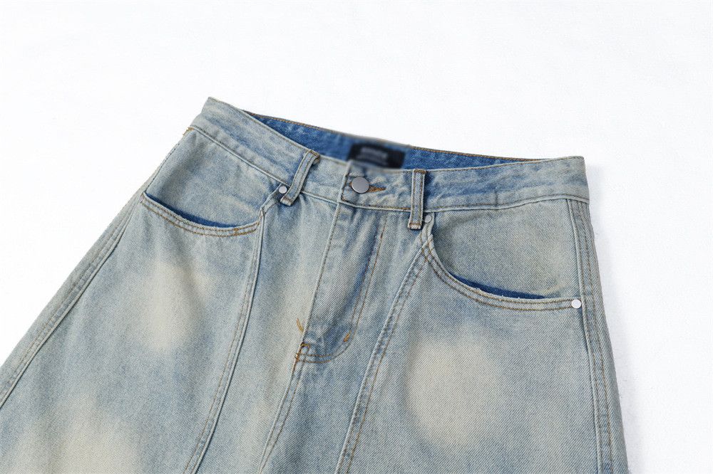 Japanese Brand × Jean Fashion cargo punk washed distressed scimitar jeans Size US 32 / EU 48 - 3 Thumbnail