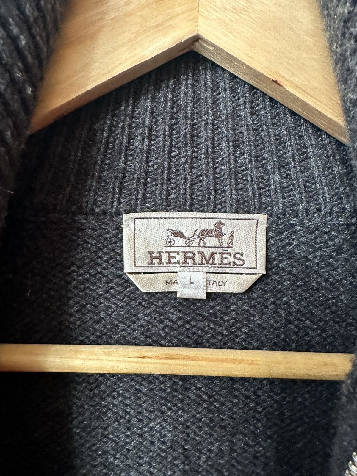 Hermes $5000 Hermes Alpaca Sweater Knit Size US L / EU 52-54 / 3 - 3 Thumbnail