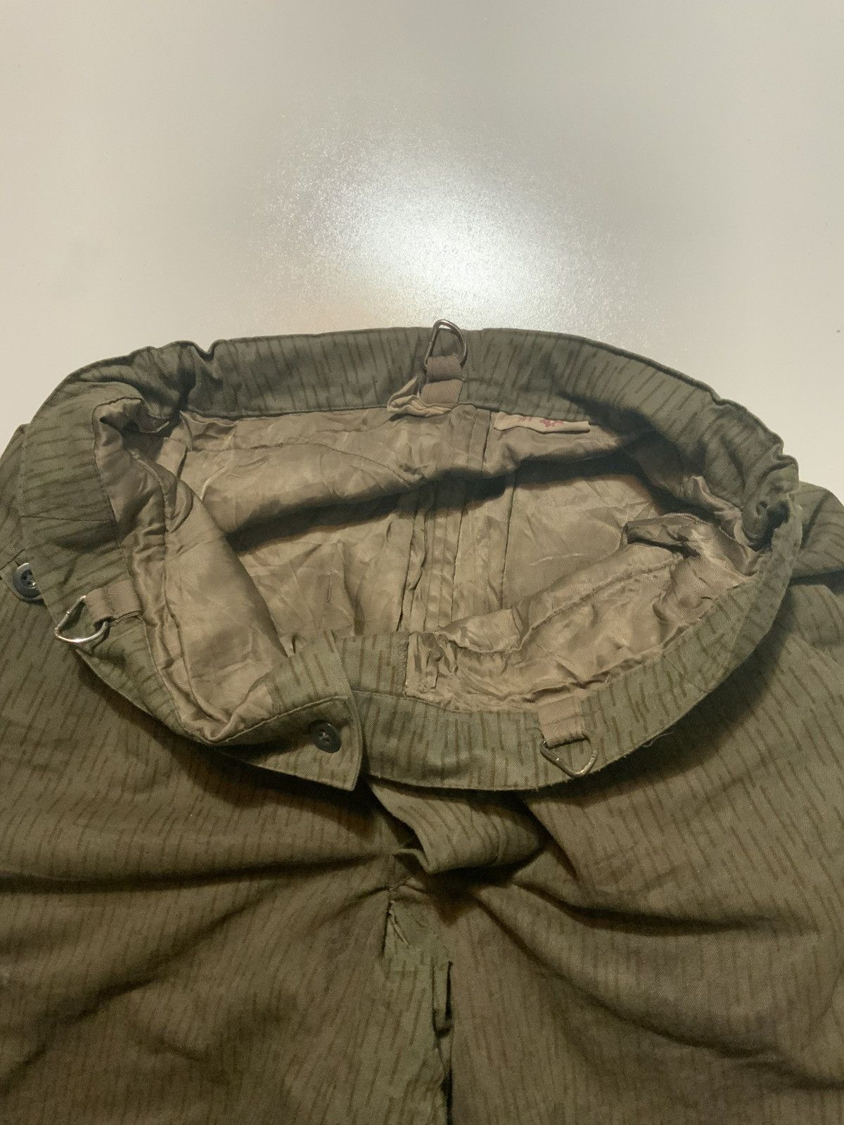 Vintage M48 East German Army Strichtarn Cargo Camo Cold War Pants Size US 38 / EU 54 - 13 Thumbnail