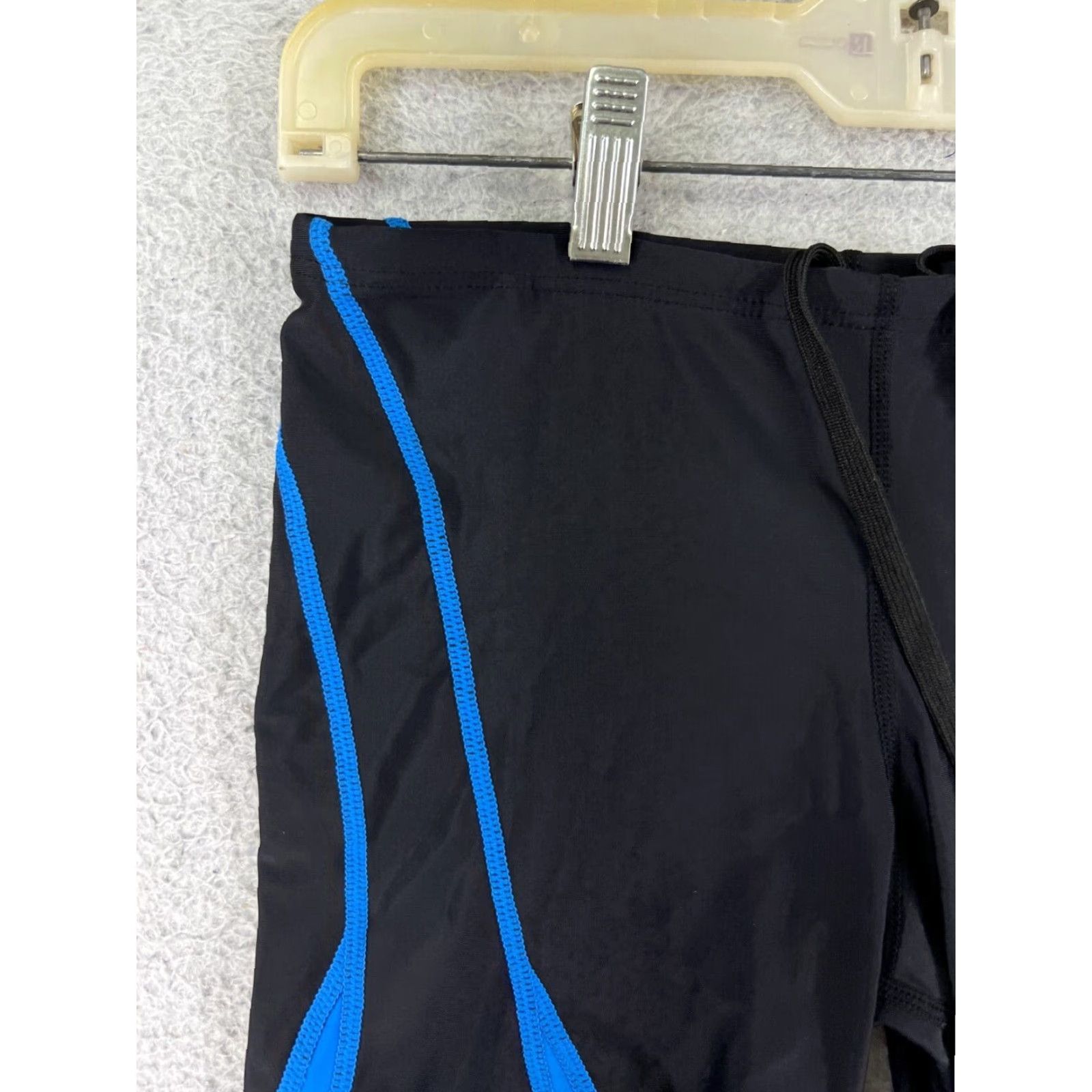 Vintage TYR Bottom Jammer 28 Adult Regular Men Blue Spandex Blend Polyester Compression Performance Competition Lifeguard Recreational Training Water Polo Size US 28 / EU 44 - 4 Thumbnail