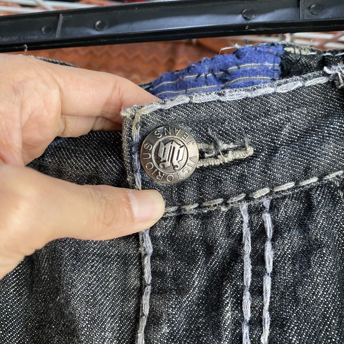 Japanese Brand Y2k Embroidered Denim Vintage Victorious Jeans Size US 38 / EU 54 - 10 Thumbnail