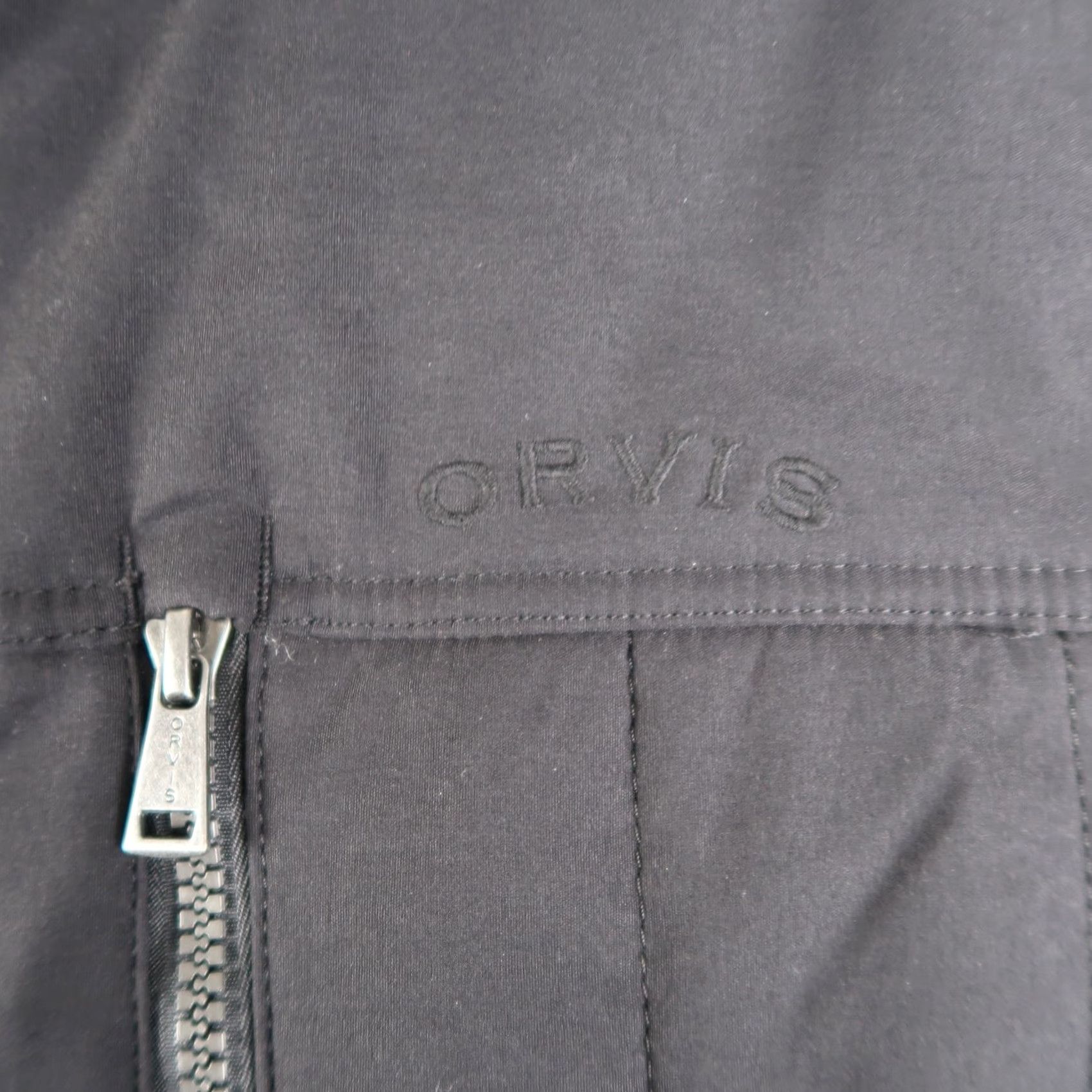 Orvis Orvis Vest Mid-Length Black Puffer Quilted Full Zip Mens Trim Stand-Up Collar Jacket Outdoor Preppy Vintage Size US M / EU 48-50 / 2 - 5 Thumbnail