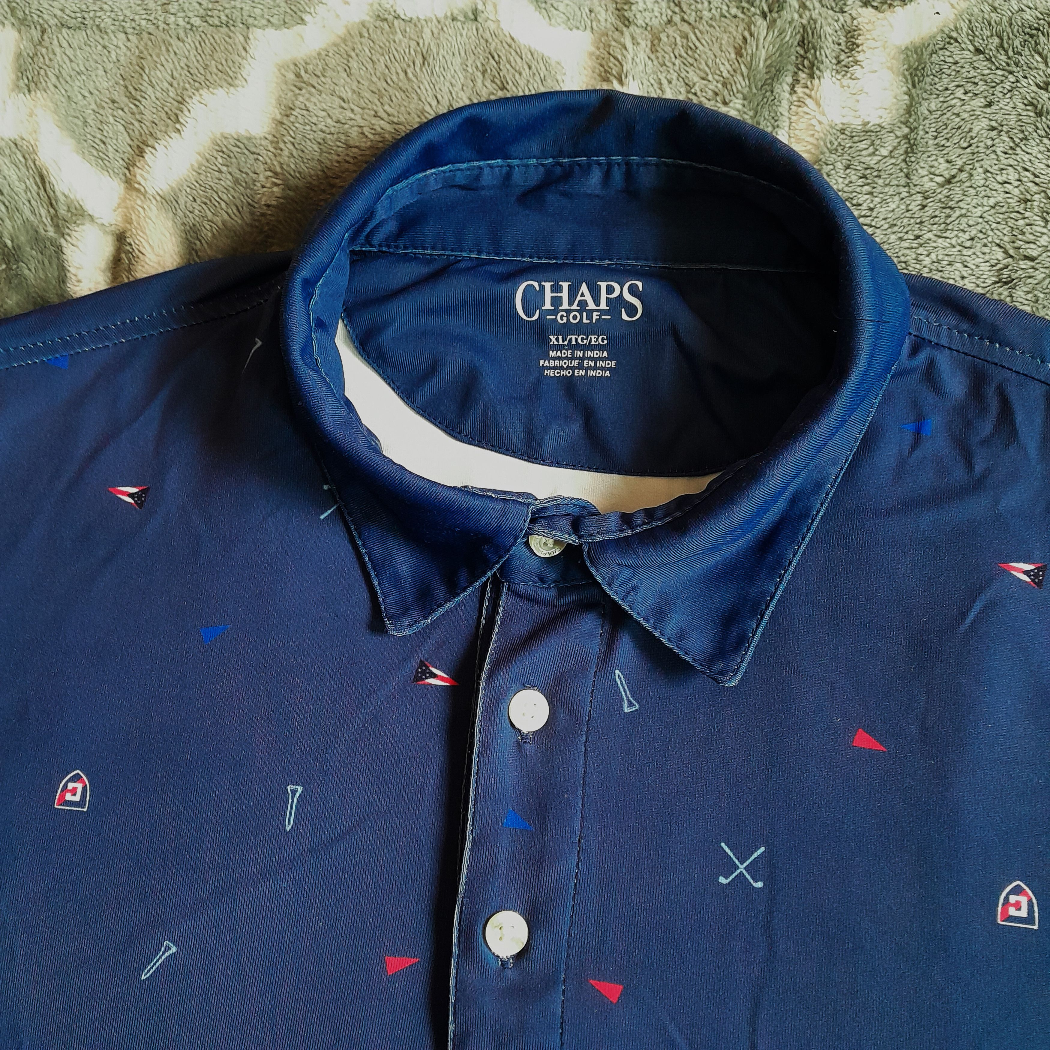 Chaps Chaps Men’s Polo Shirt Size XL Blue Short Sleeve Size US XL / EU 56 / 4 - 2 Thumbnail