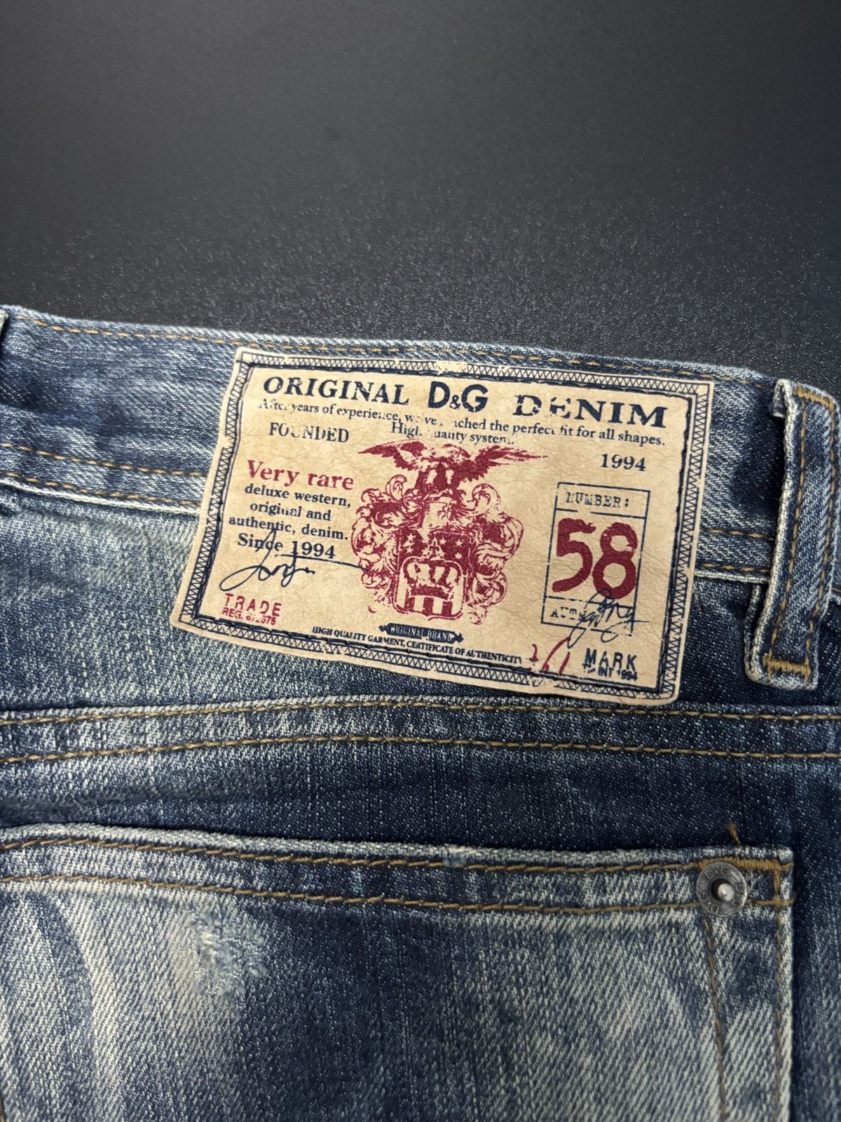 Dolce & Gabbana New🔥 Dolce & Gabbana Distressed Straight Denim Size US 30 / EU 46 - 5 Thumbnail