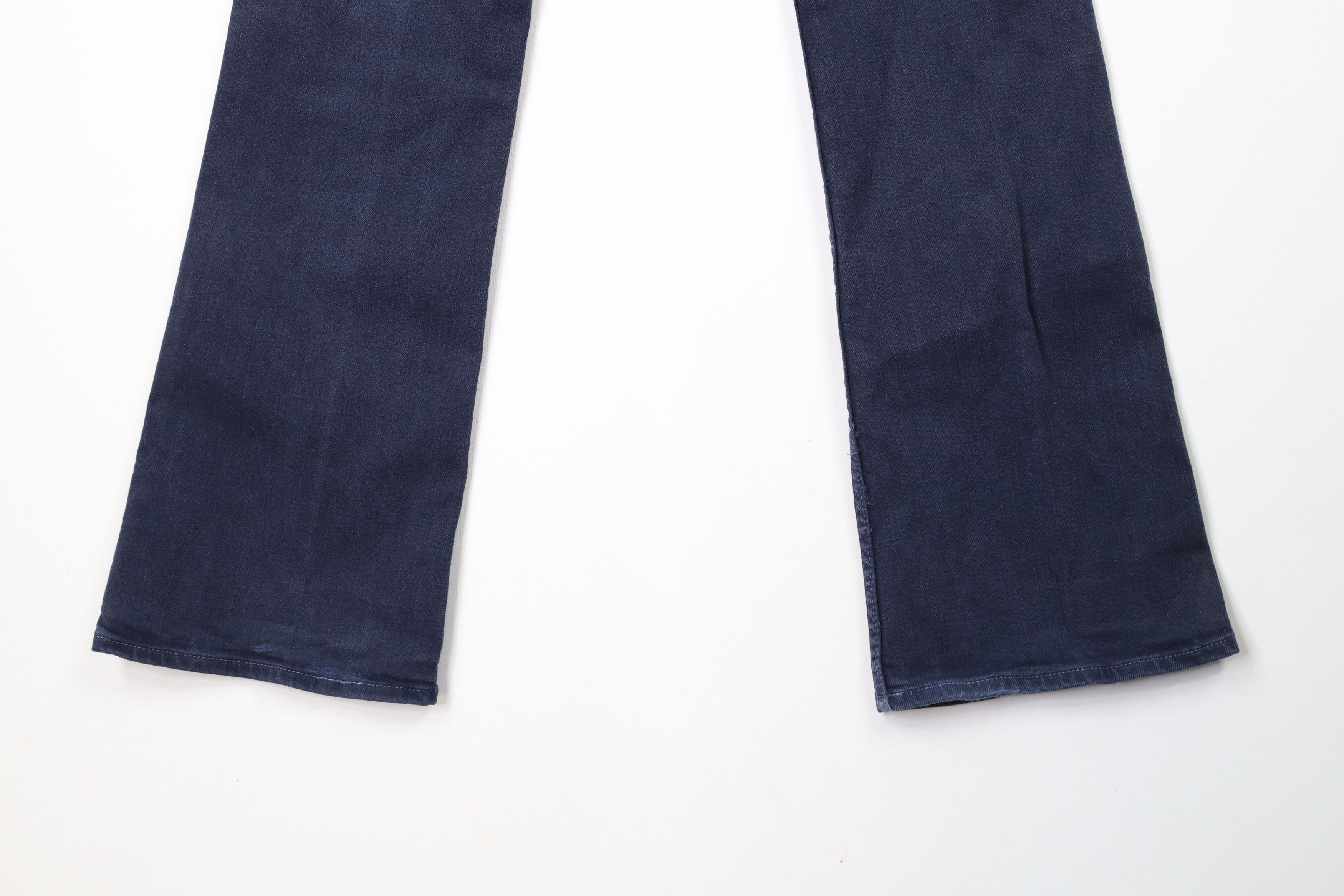 Vintage Hudson Jeans Flared Bootcut Stretch Denim Jeans Navy Blue Size 28" / US 6 / IT 42 - 11 Thumbnail