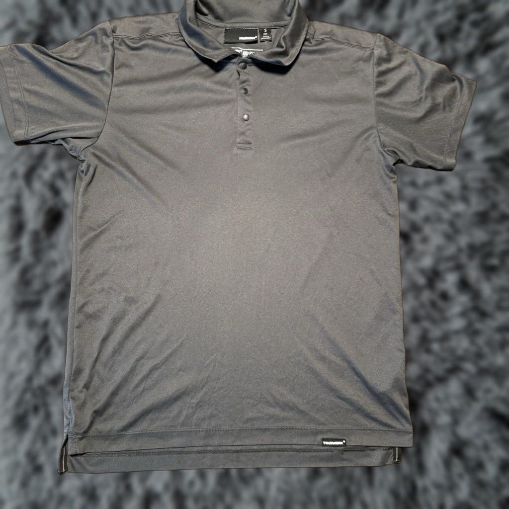 Vintage Truewerk Polo Shirt Tech Performance Short Sleeve Casual Mens Small Gray Polo Men's Short Sleeve Size US S / EU 44-46 / 1 - 1 Thumbnail
