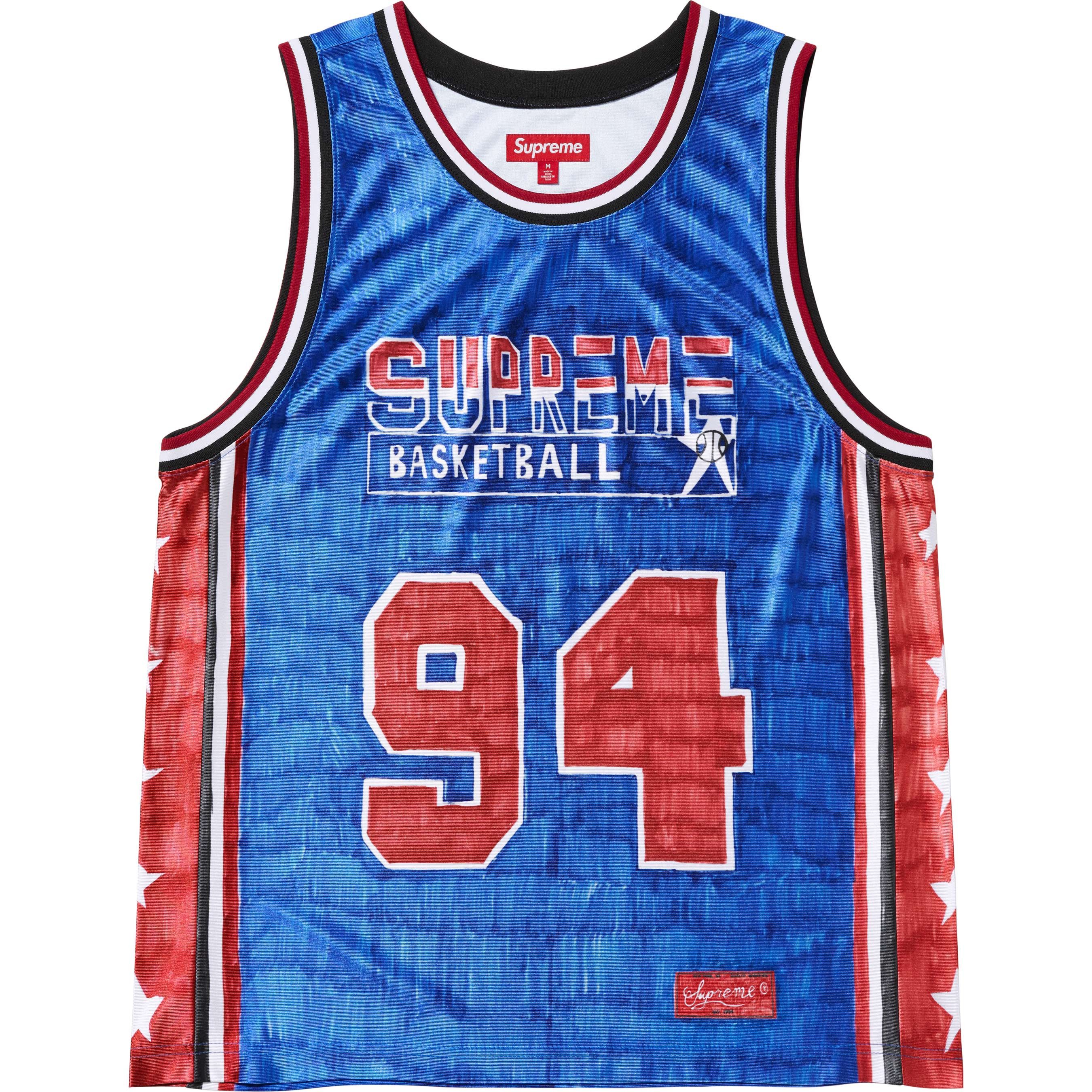 Supreme Jersey AND Shorts Supreme Bolt Basketball Jersey and