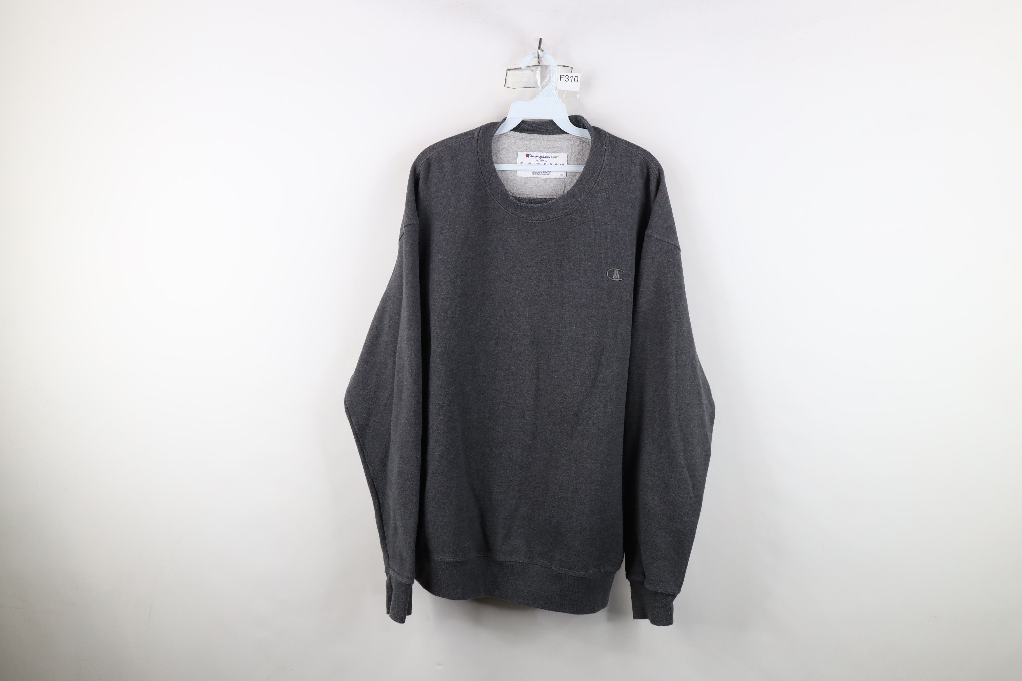Champion Vintage Y2K Champion Monochrome Crewneck Sweatshirt Gray Size US XL / EU 56 / 4 - 1 Thumbnail