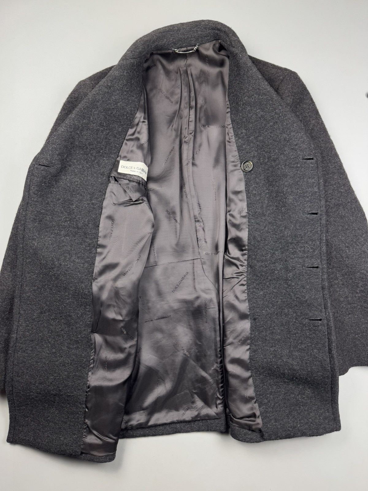 Dolce & Gabbana Dolce Gabbana Vintage Double Breasted Wool Coat Jacket 52/54 Size US L / EU 52-54 / 3 - 2 Thumbnail