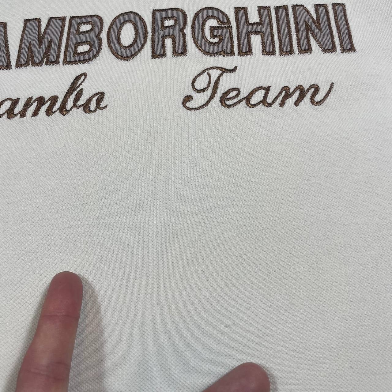 Lamborghini Vintage Y2K Lamborghini Racing Retro Polo T-shirt 90s Style Size US L / EU 52-54 / 3 - 8 Thumbnail