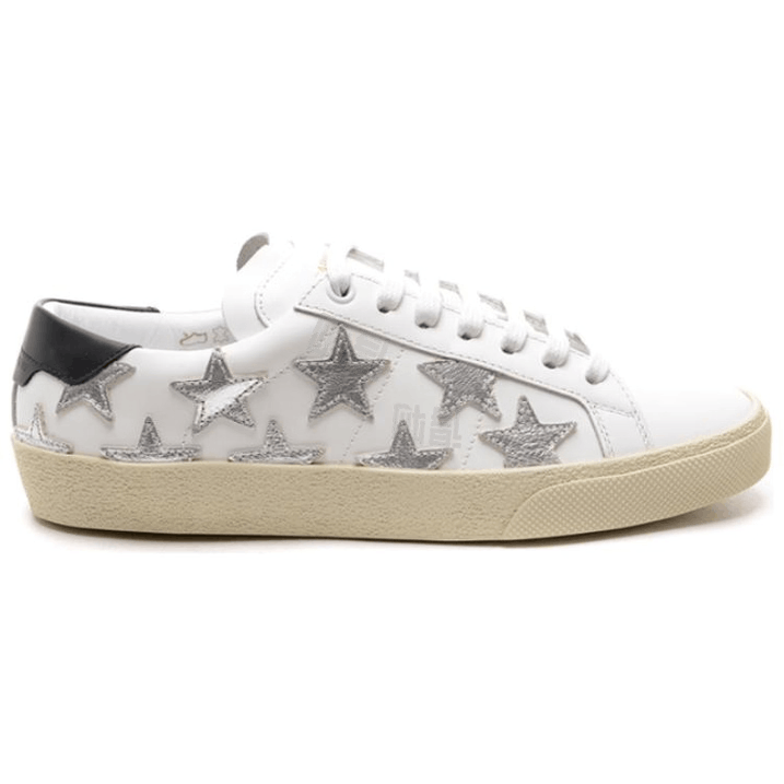 Saint Laurent Paris o1bcso1str1225 Court Classic SL/06 in White/Silver Size US 4.5 / IT 34.5 - 1 Thumbnail