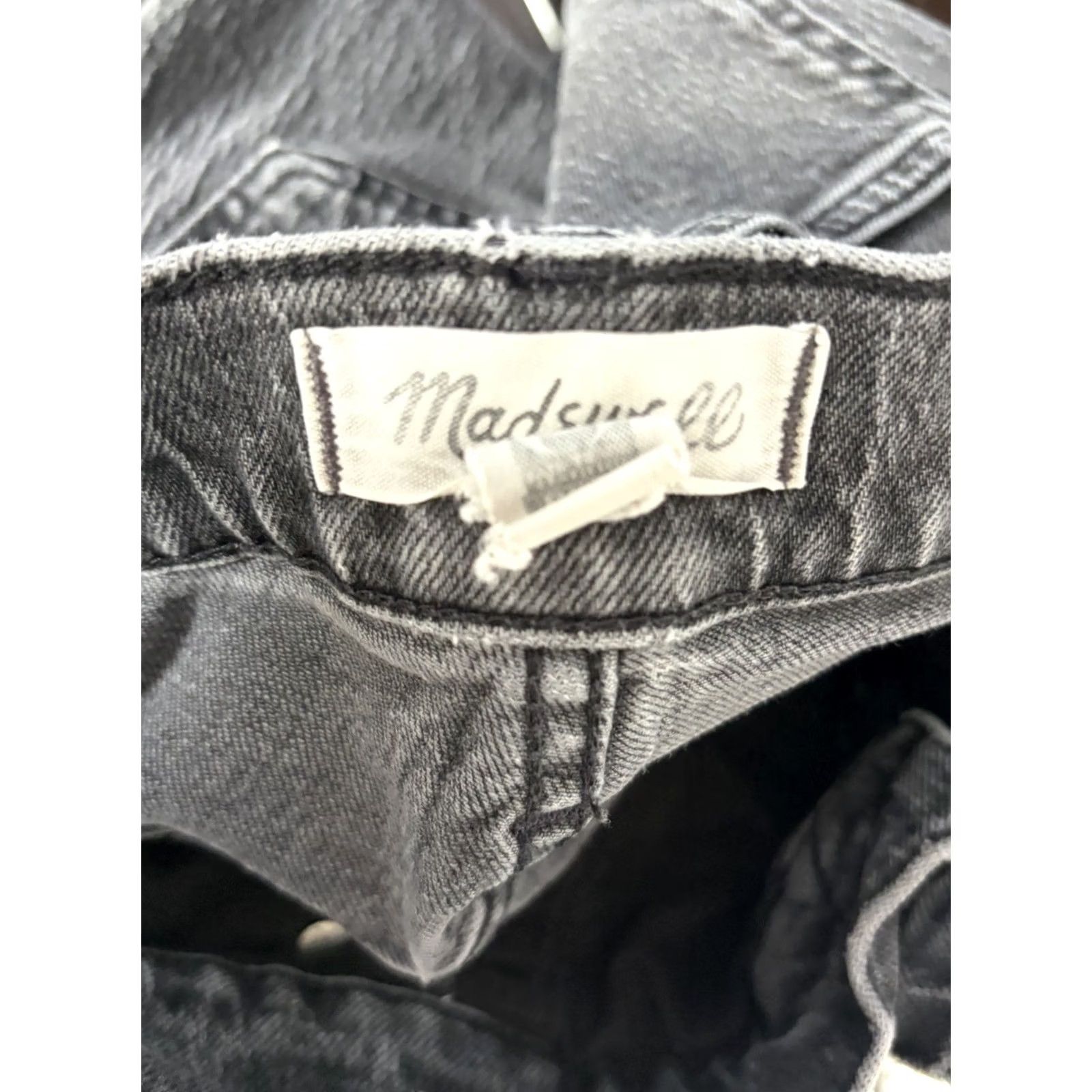 Madewell VINTAGE Madewell The Perfect Vintage Straight Jean Womens Gray High Rise Denim sz 25 Size 42" / US 20 - 6 Thumbnail