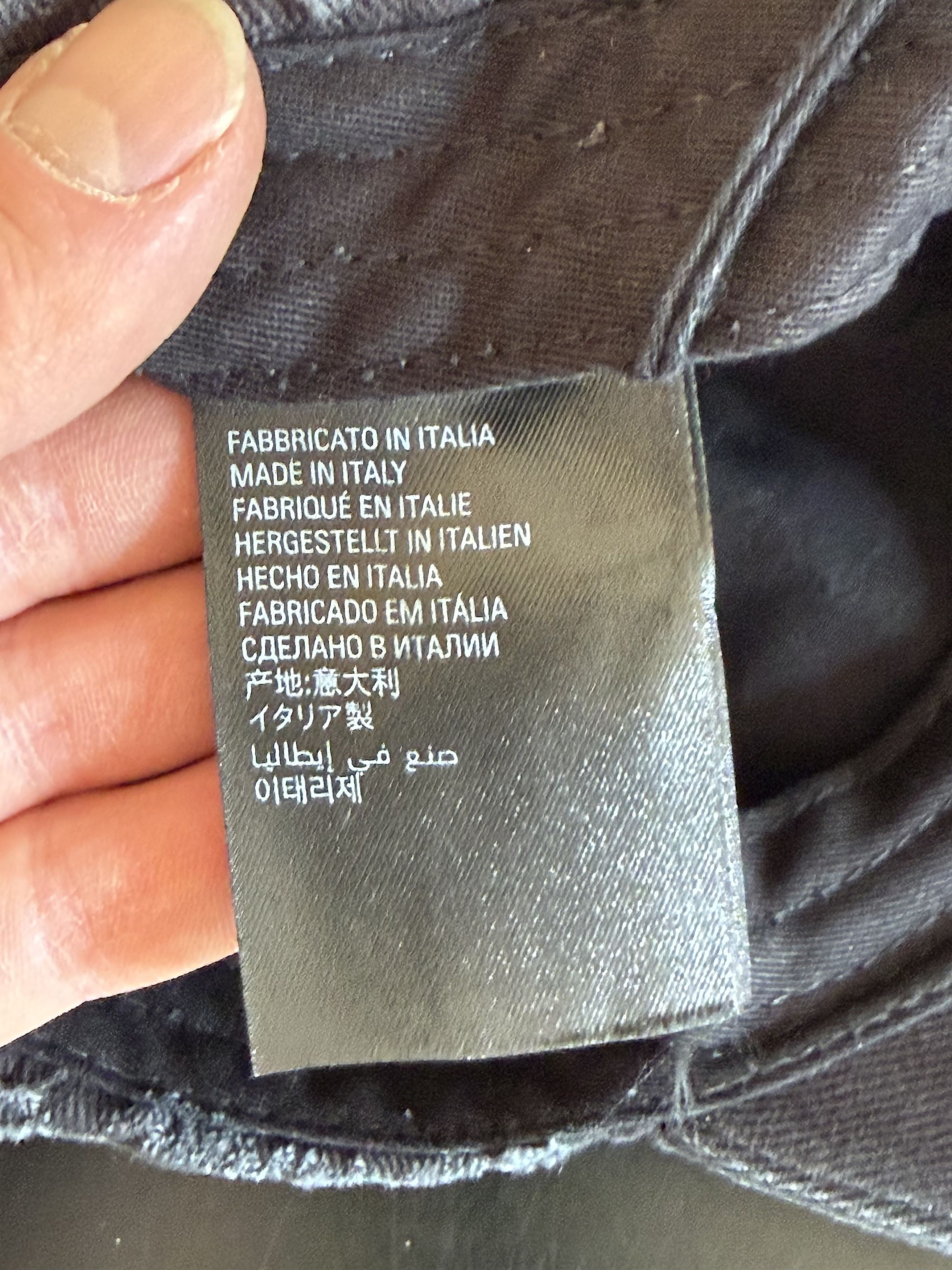 Balenciaga New Distressed Piercing Hardware Rainbow Logo Cap (L) 59 CM Size ONE SIZE - 9 Thumbnail