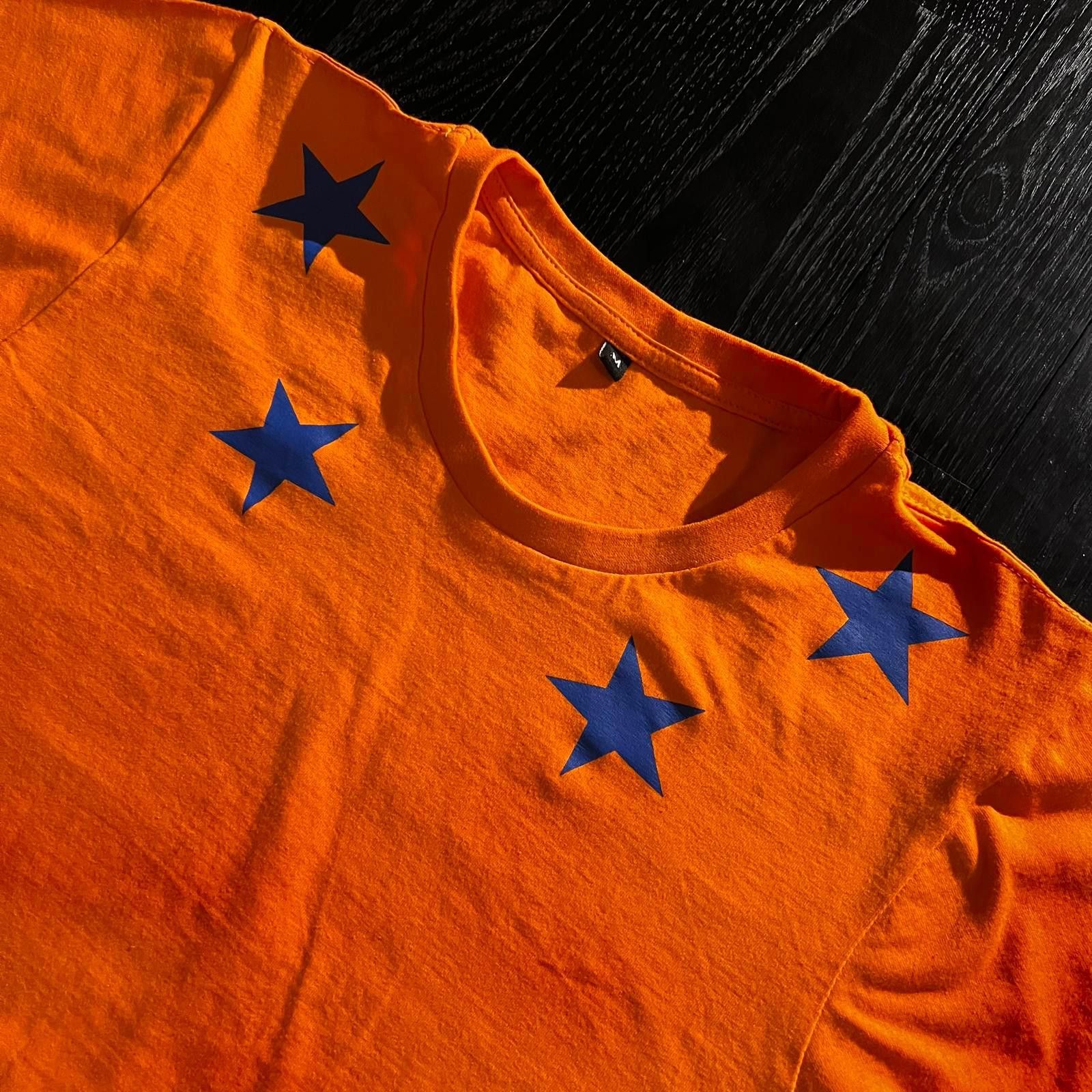 Other wastrre Star T-shirt Orange/Blue Size US M / EU 48-50 / 2 - 2 Thumbnail