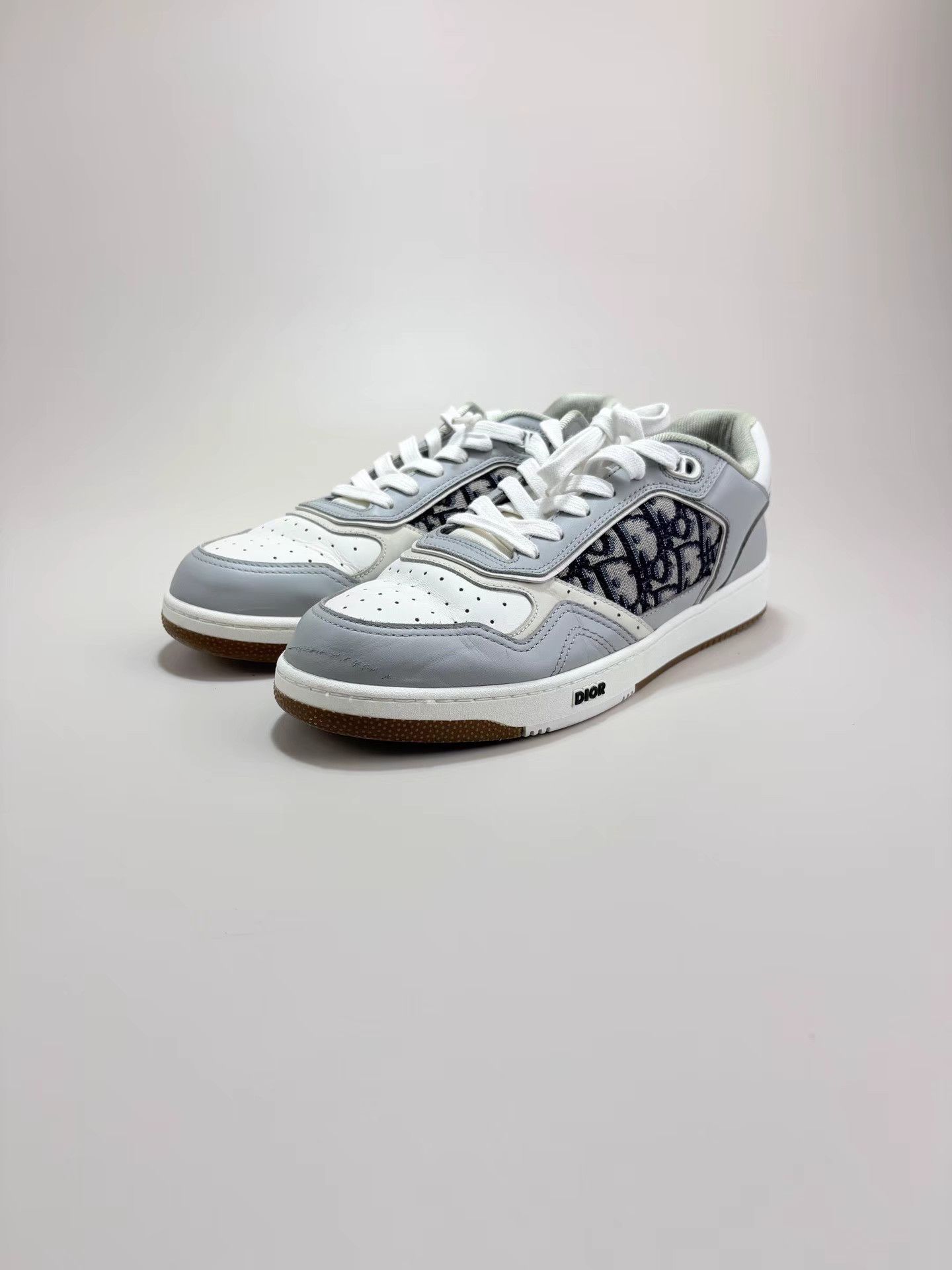 Dior DIOR B27 Grey And White Sneakers K1 Size US 8.5 / EU 41-42 - 1 Thumbnail