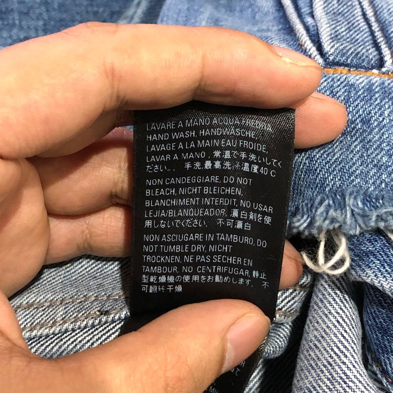 Balenciaga Balenciaga Destroys denim jacket Size US XL / EU 56 / 4 - 12 Thumbnail