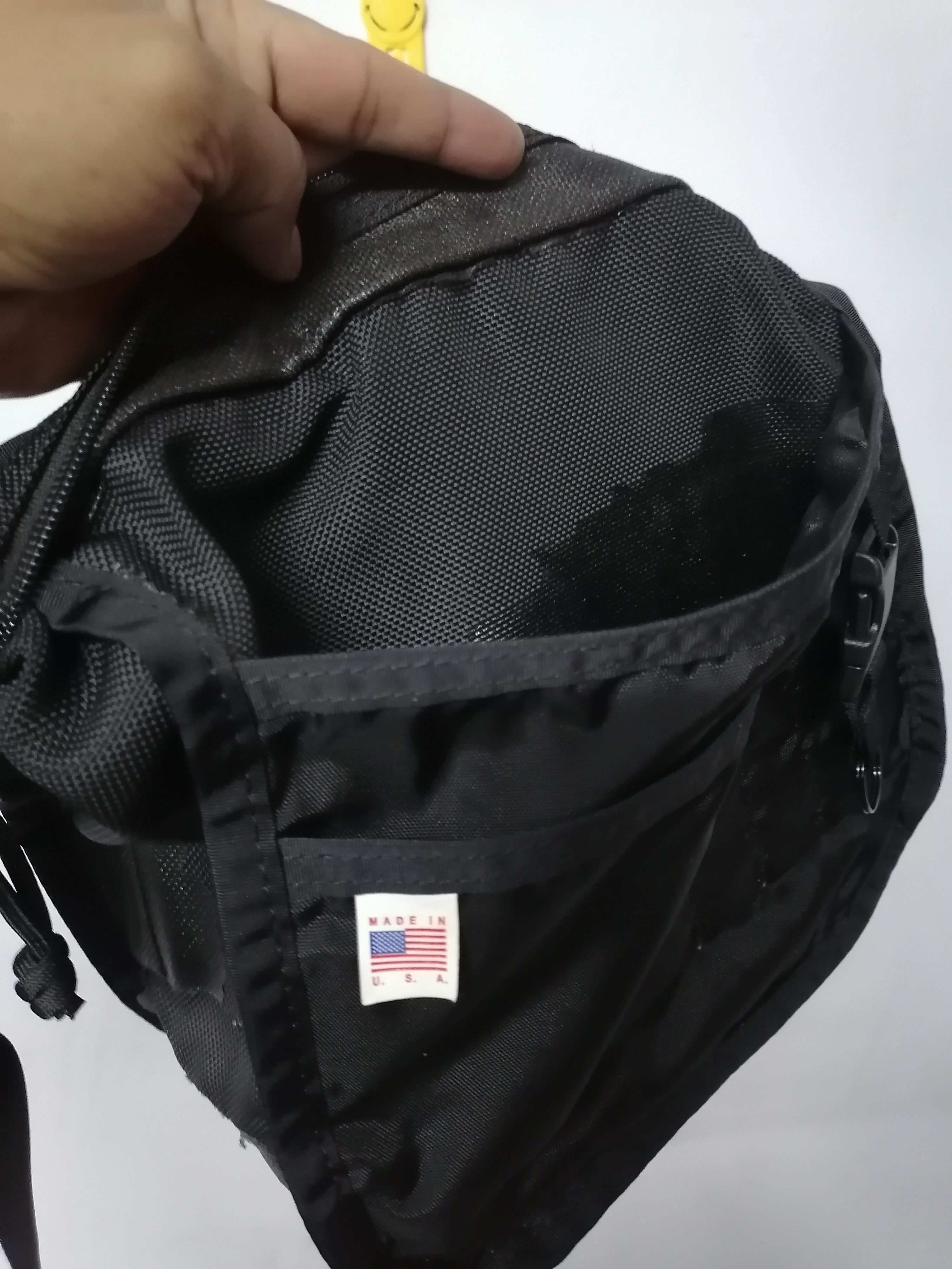 Briefing Briefing USA Black Canvas Heavy Duty Crossbody Bag Size ONE SIZE - 11 Thumbnail