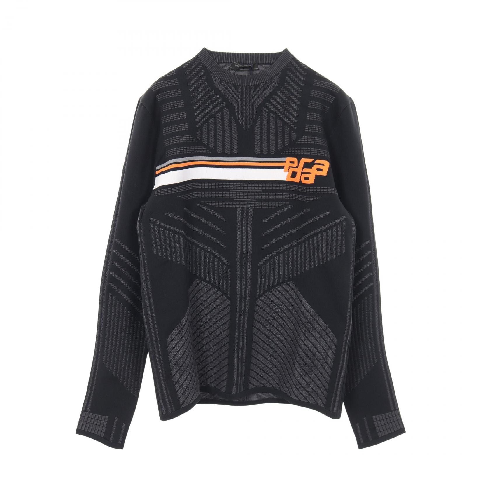 Prada Prada Prada Technical Knit Polyester Sweatshirt Textile Tops UMA876 DUTY FREE for USA Size ONE SIZE - 1 Thumbnail
