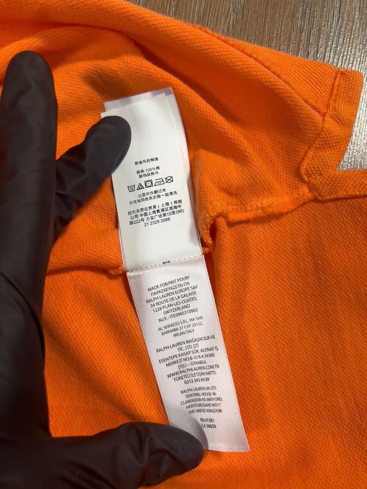 Polo Ralph Lauren Ralph Lauren Men’s Orange Polo Shirt Classic Fit Size L Size US L / EU 52-54 / 3 - 17 Thumbnail