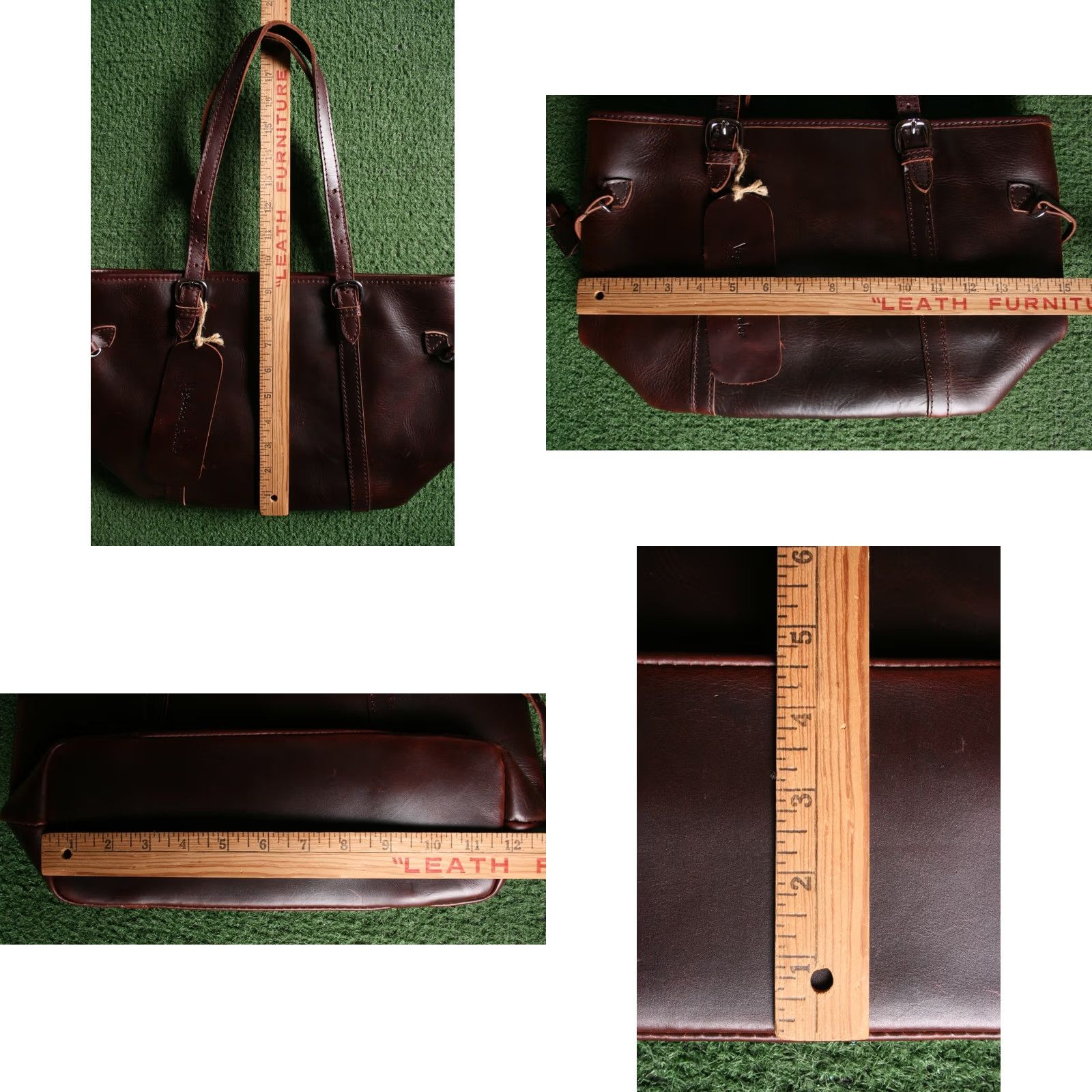 Vagabond VAGABOND TRAVELER Chili Leather Shoulder Tote Bag Womens Tote Bag Chili Leather Bag Vagabond Traveler Ladies Tote Bag Size ONE SIZE - 9 Thumbnail