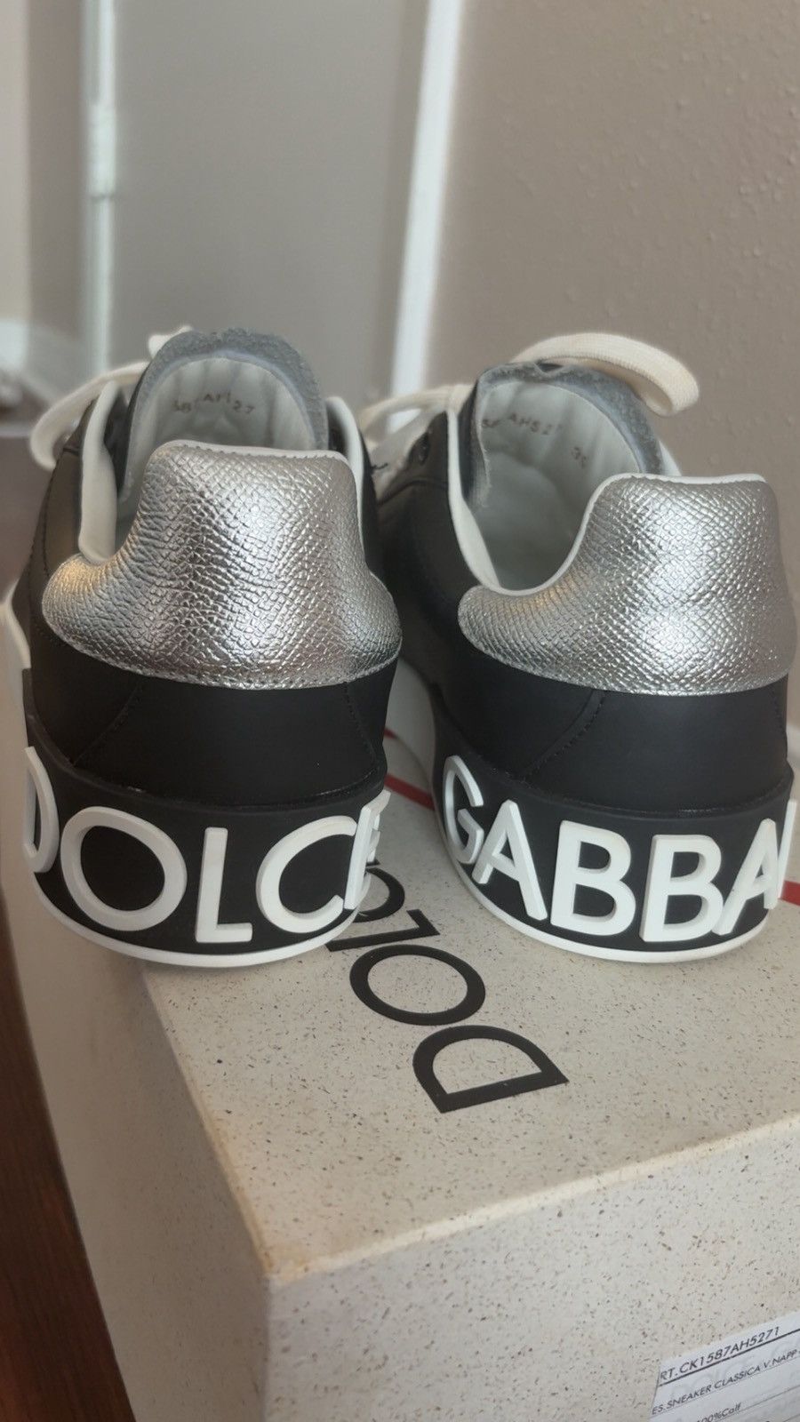 Dolce & Gabbana Dolce Gabbana nappa sneaker Size US 9 / IT 39 - 1 Thumbnail