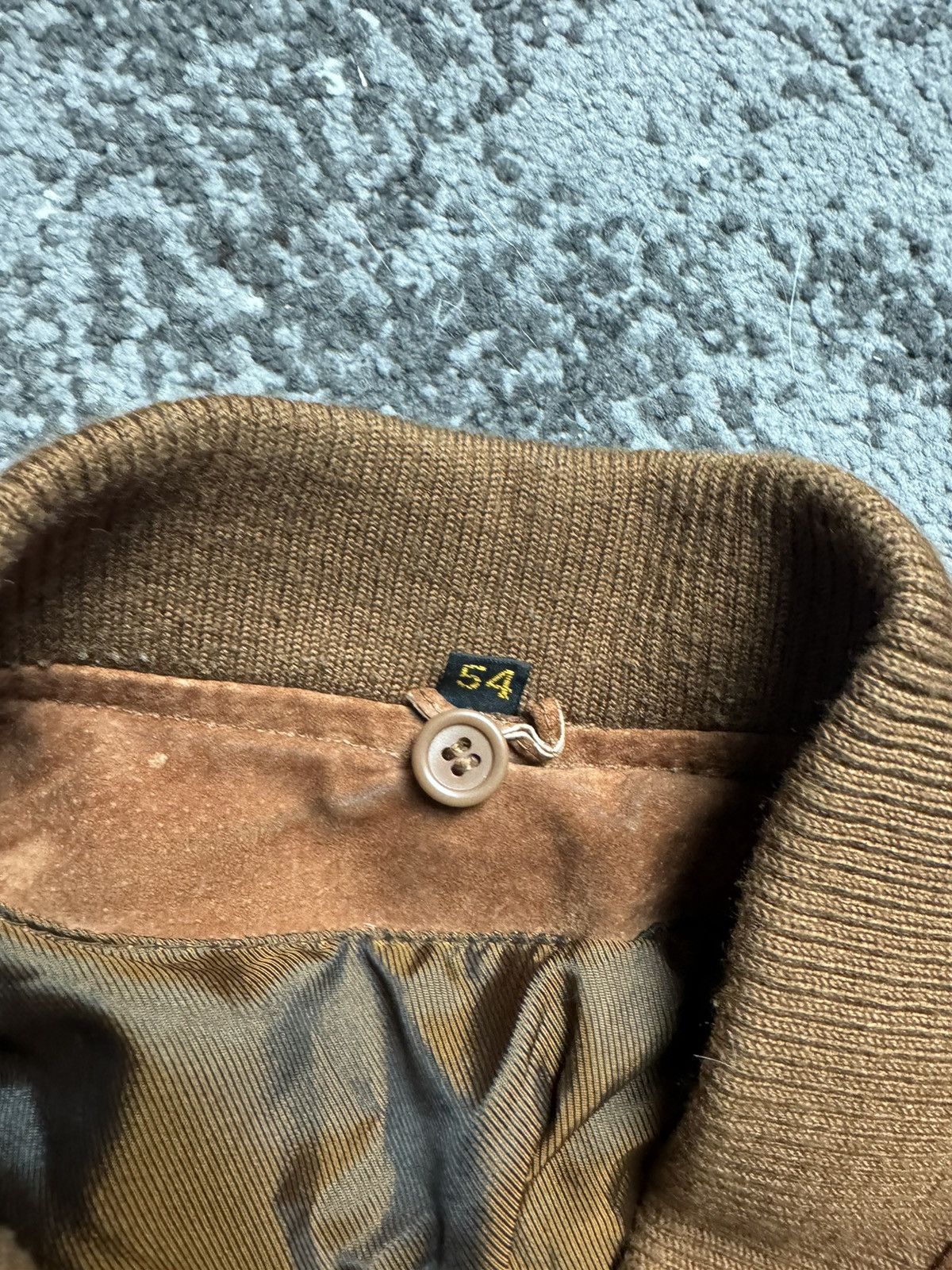 Japanese Brand × Vintage Vintage Y2K Suede Leather Avantgarde Aviator Bomber Jacket Size US L / EU 52-54 / 3 - 7 Thumbnail