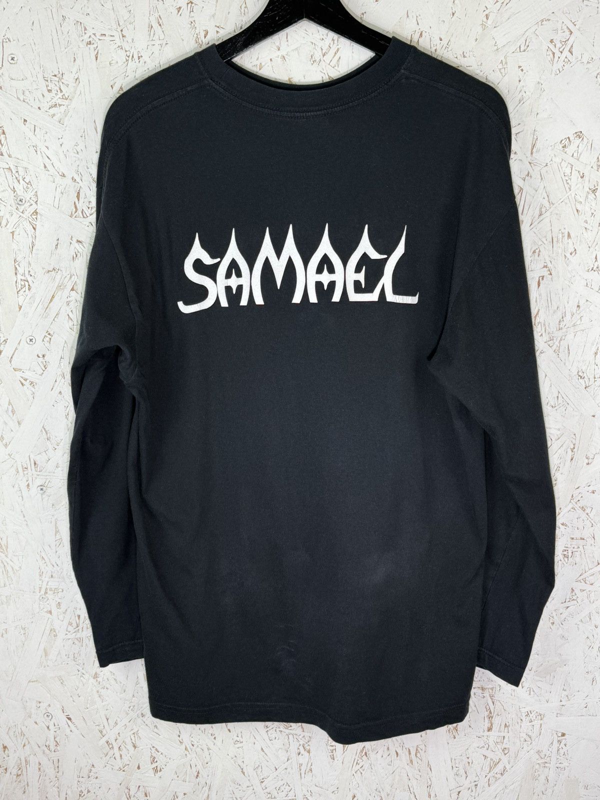 Band Tees Vintage Samael Rebellion 2001 Heavy Metal Band Long Sleeve L Size US L / EU 52-54 / 3 - 5 Thumbnail