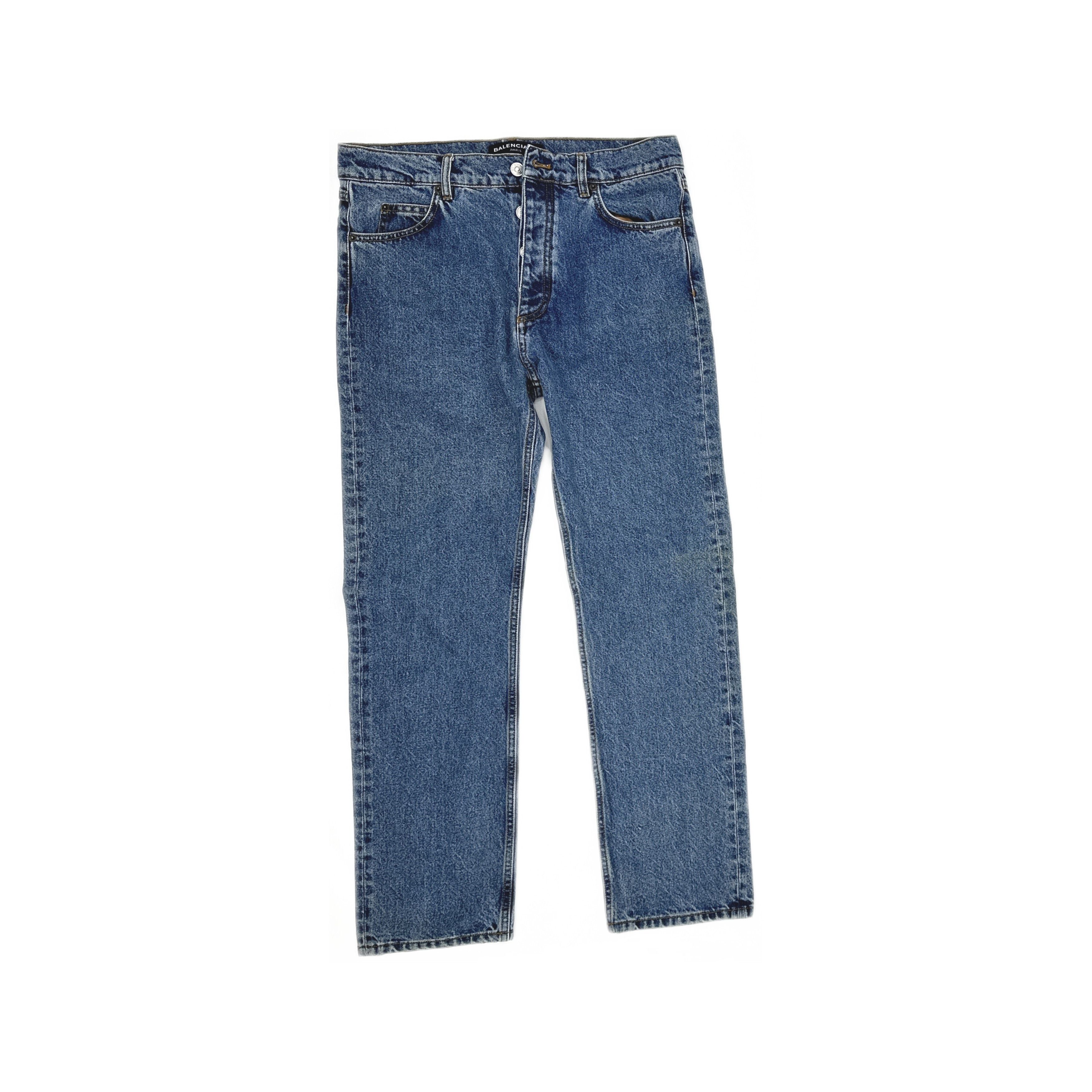 Balenciaga Balenciaga Blue Denim Jeans Size 30 Size US 30 / EU 46 - 1 Thumbnail