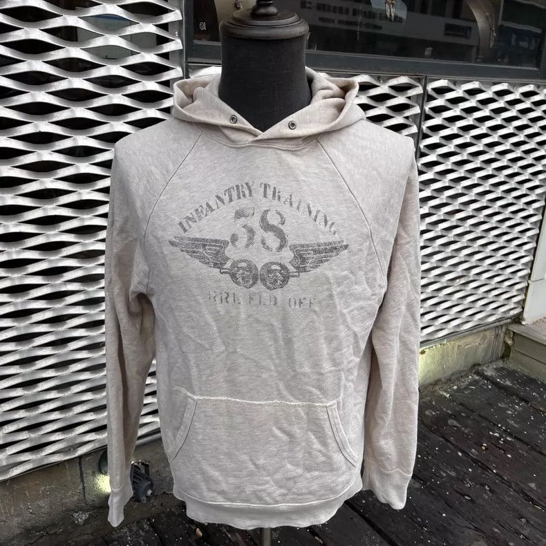 RRL Ralph Lauren RRL Ralph Lauren Old style shoulder wiping hoodie Size US S / EU 44-46 / 1 - 1 Thumbnail